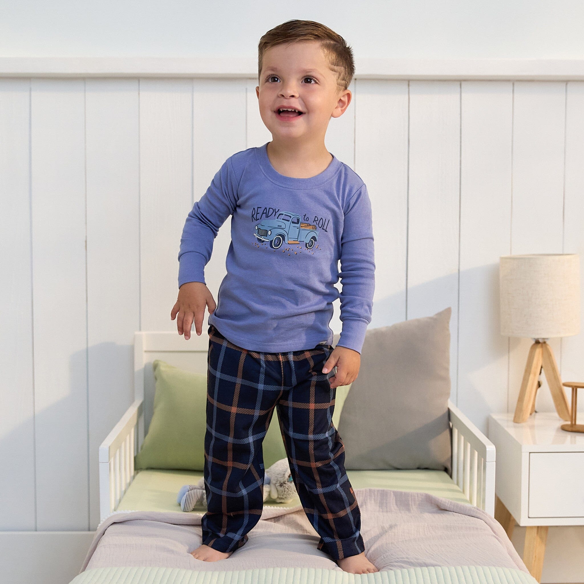 2-Piece Infant & Toddler Boys Car Pajama Set - Image 2