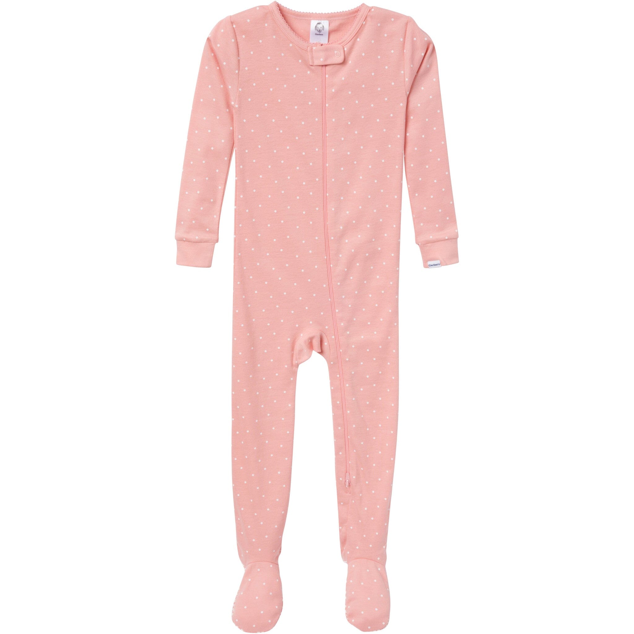 4-Pack Baby & Toddler Girls Ballerinas Snug Fit Footed Pajamas - Image 2