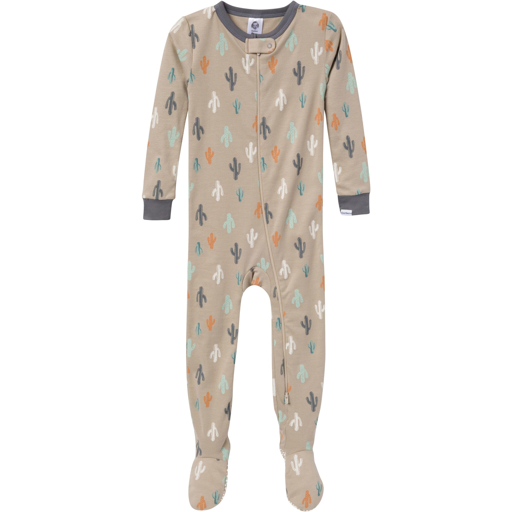 4-Pack Baby & Toddler Boys Desert Animals Snug Fit Footed Pajamas - Image 2