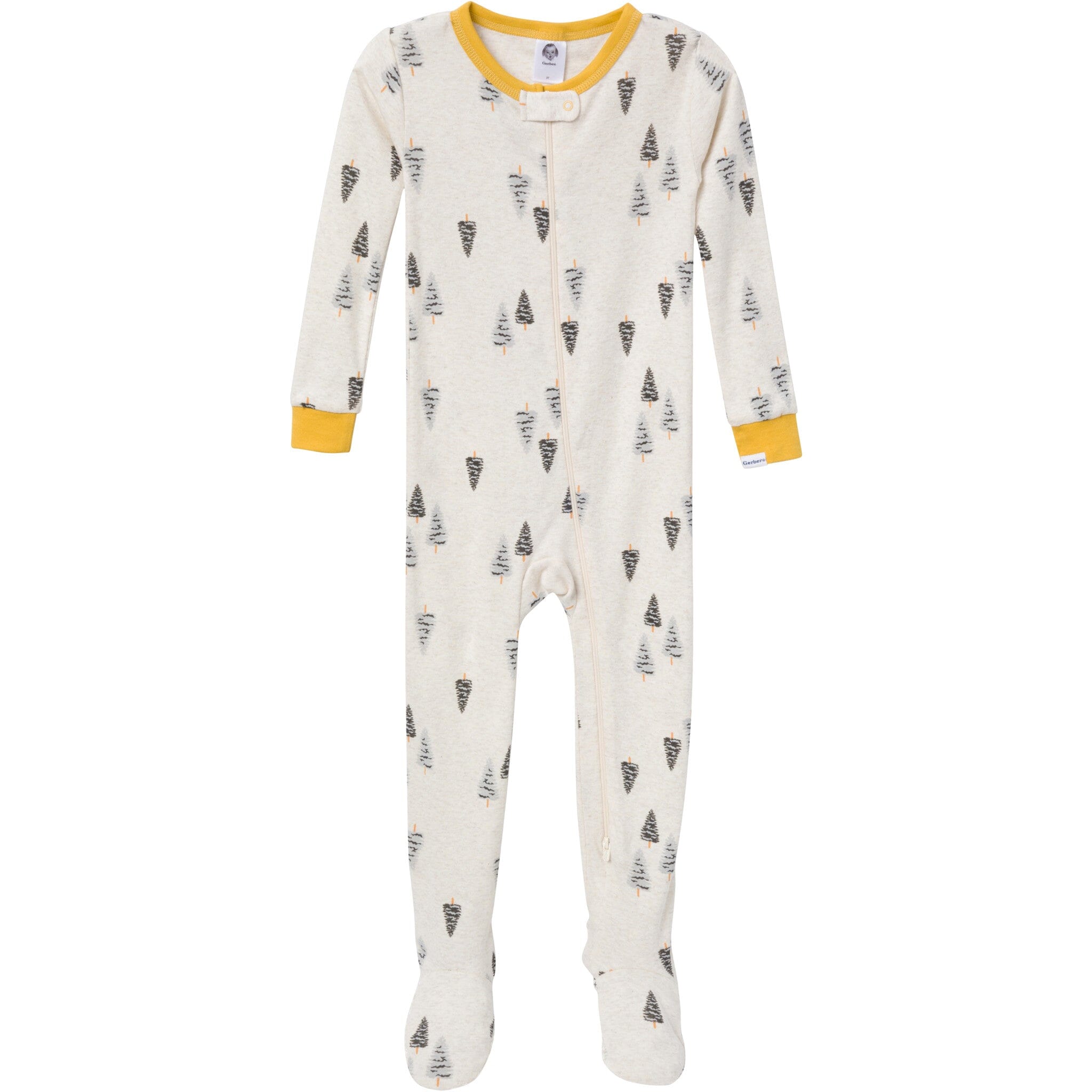 4-Pack Baby & Toddler Boys Moose Snug Fit Footed Pajamas - Image 4