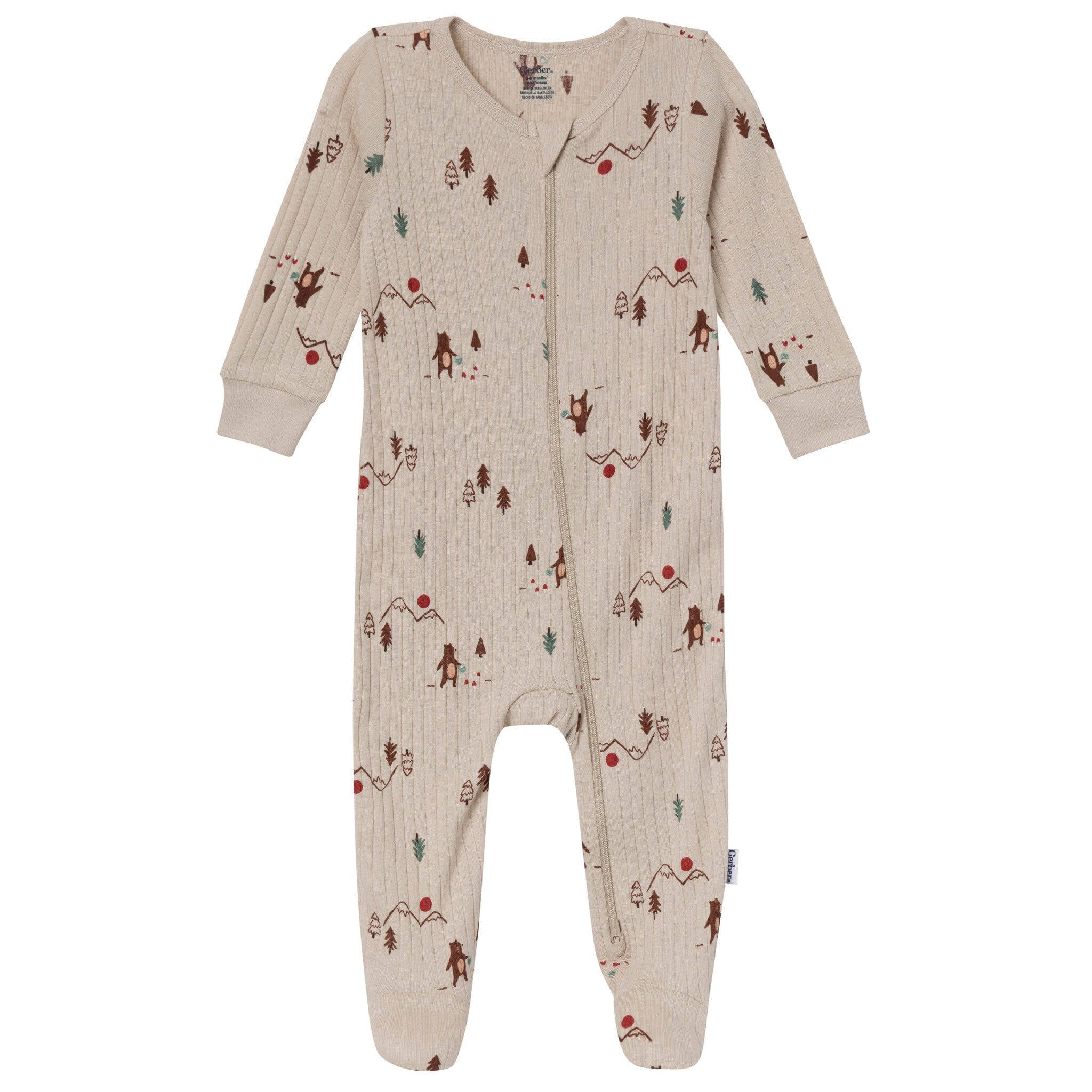 2-Pack Baby Boys Woodland Bears Sleep 'N Play - Image 2