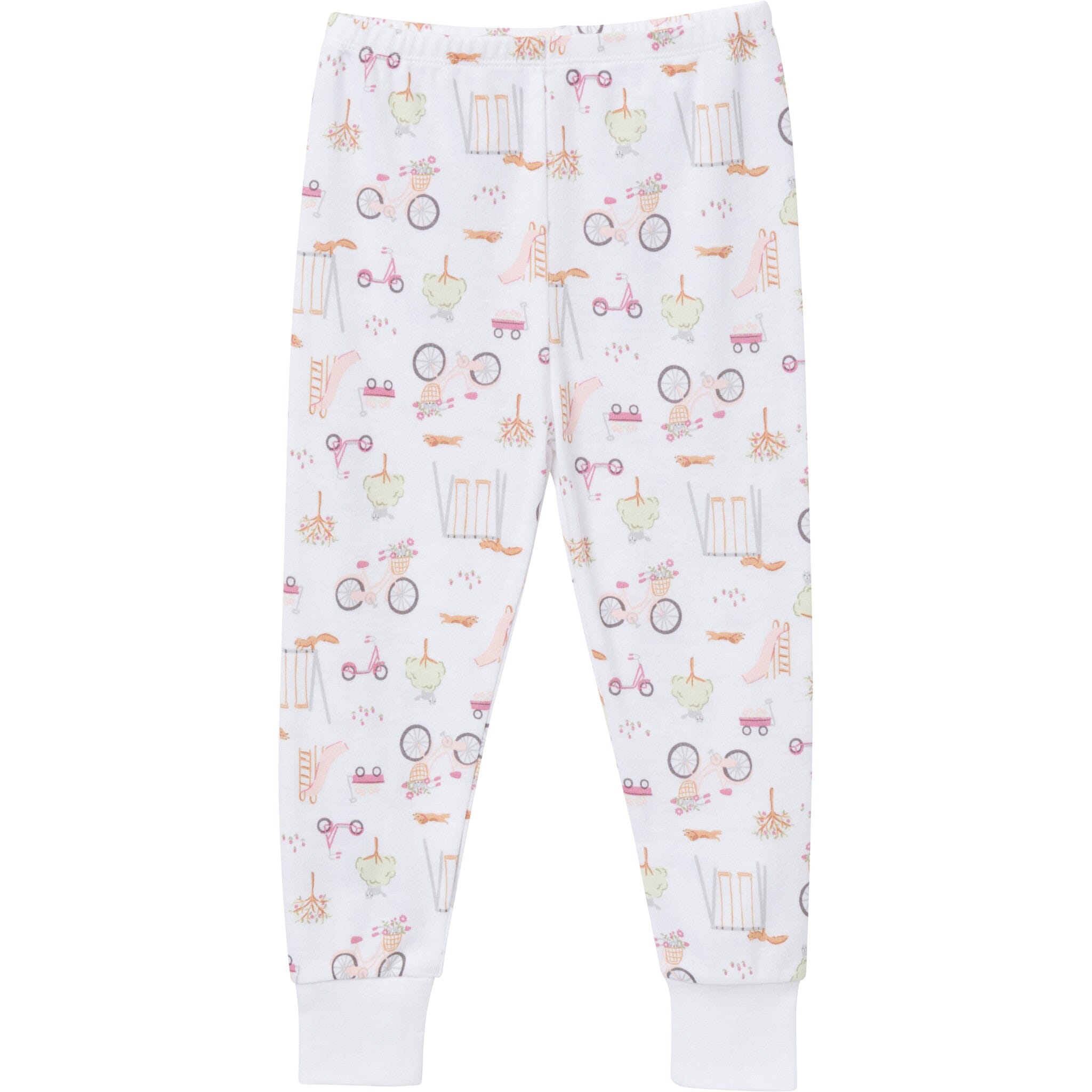 2-Piece Infant & Toddler Girls Playground Long Sleeve Pajama Set - Image 3