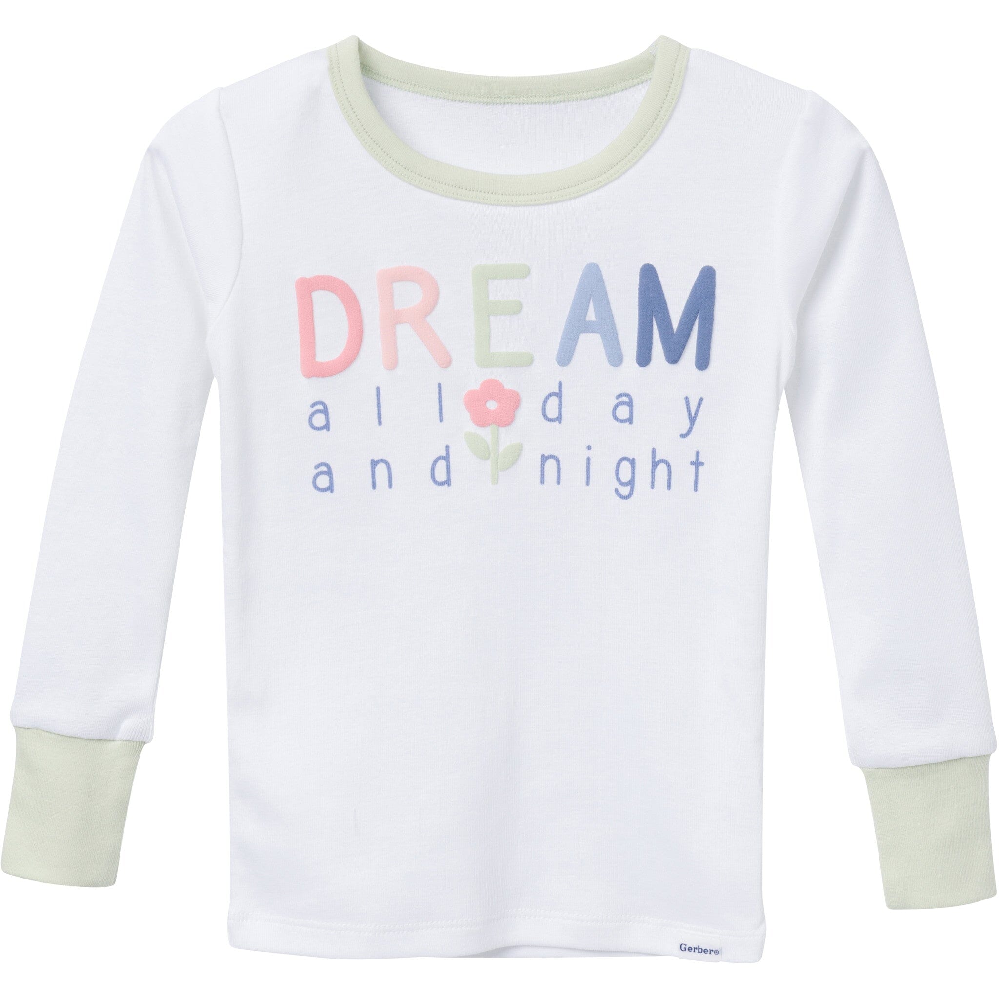2-Piece Infant & Toddler Girls Ditsy Floral Long Sleeve Pajama Set - Image 2