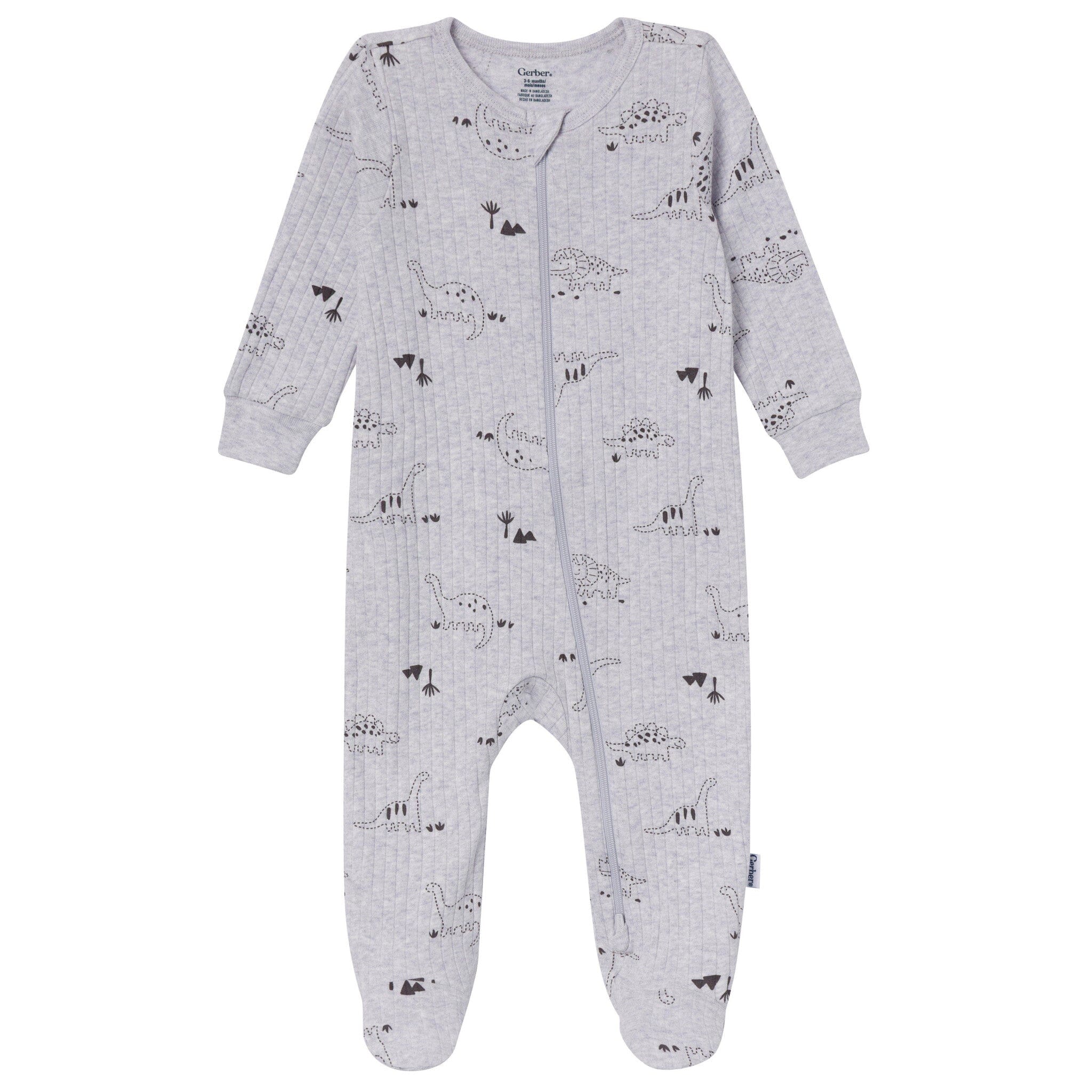2-Pack Baby Boys Gray Dinos Sleep 'N Play - Image 2
