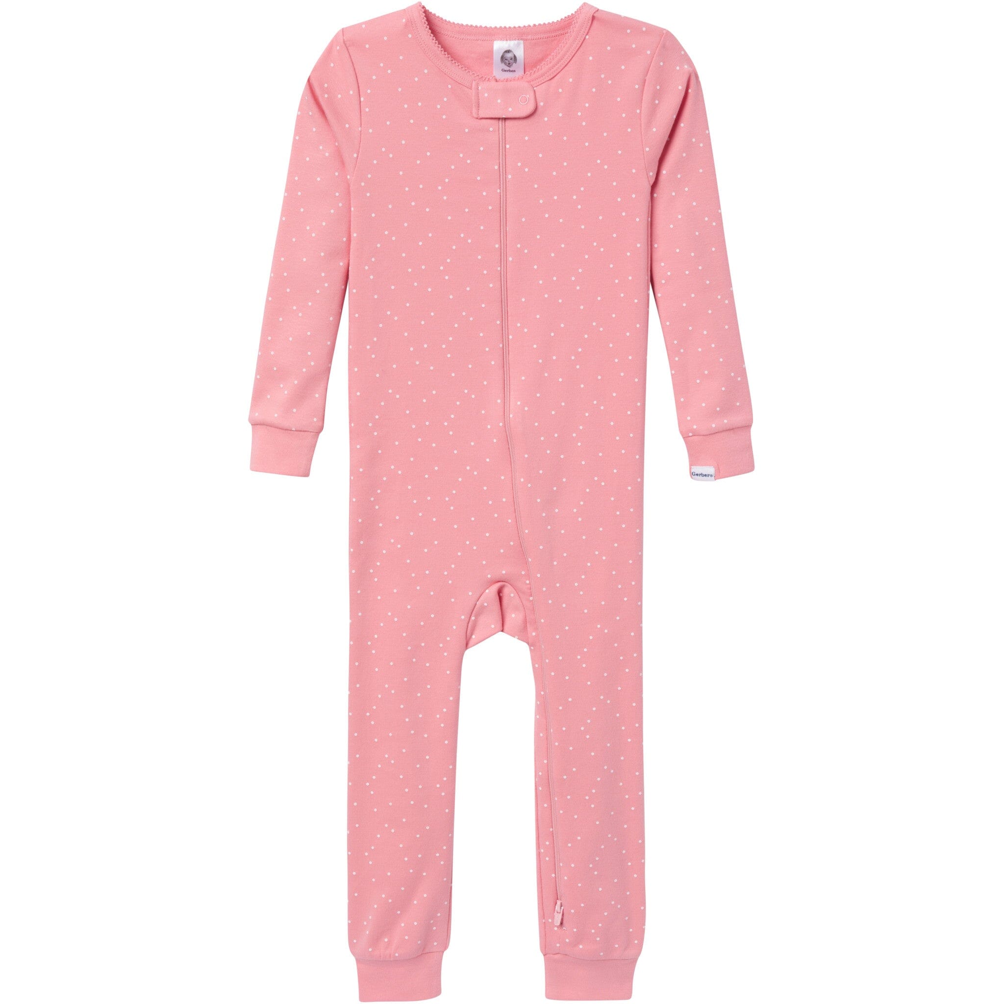 3-Pack Baby & Toddler Girls Ditsy Floral Snug Fit Footless Pajamas - Image 8