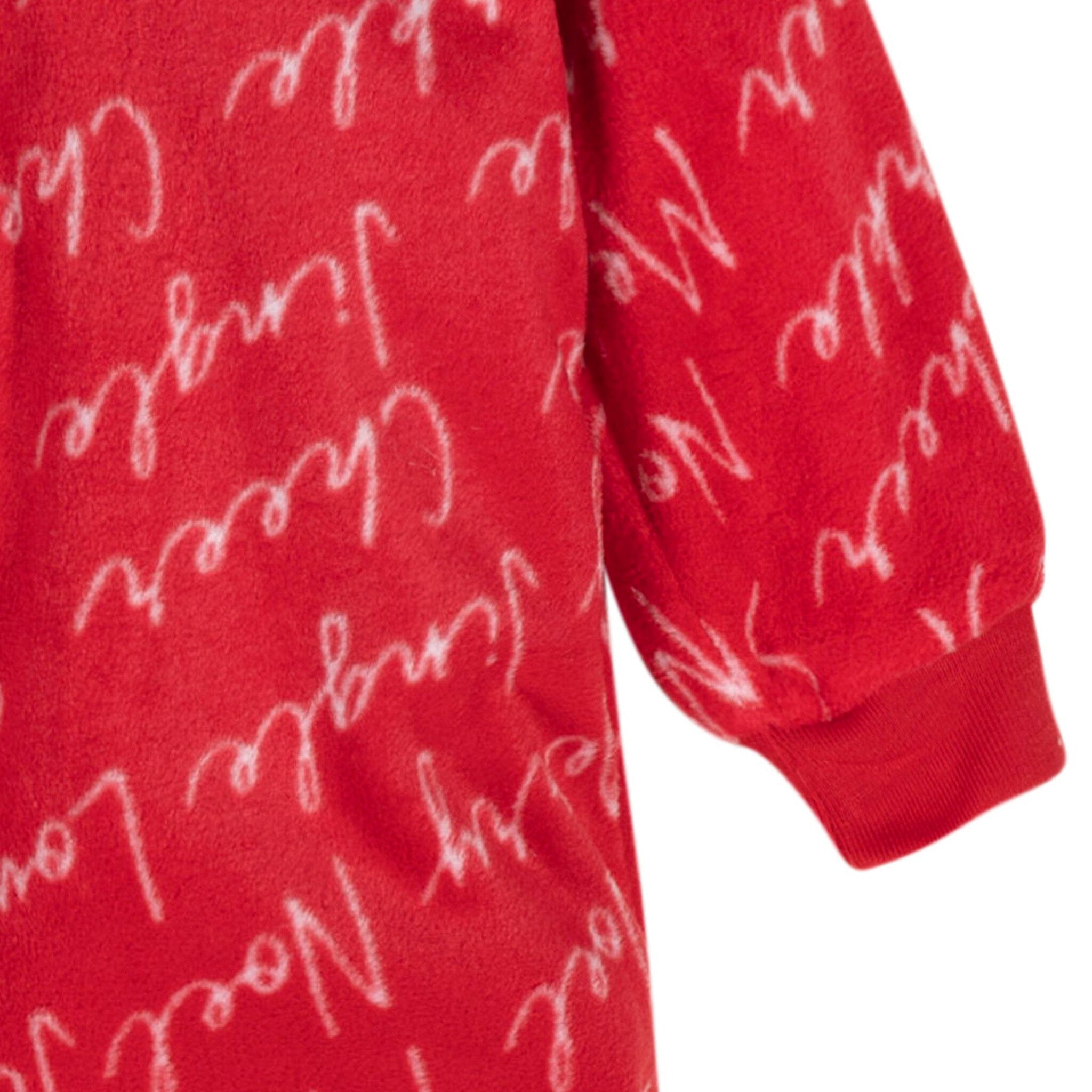 Baby & Toddler Neutral Merry MISPRINT Footed Fleece Pajamas - Image 4