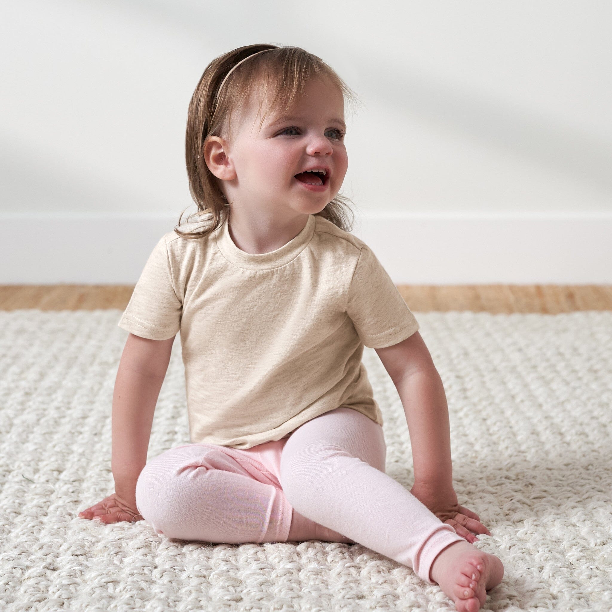 5-Pack Baby Neutral Pink & Green Short Sleeve Tees - Image 3
