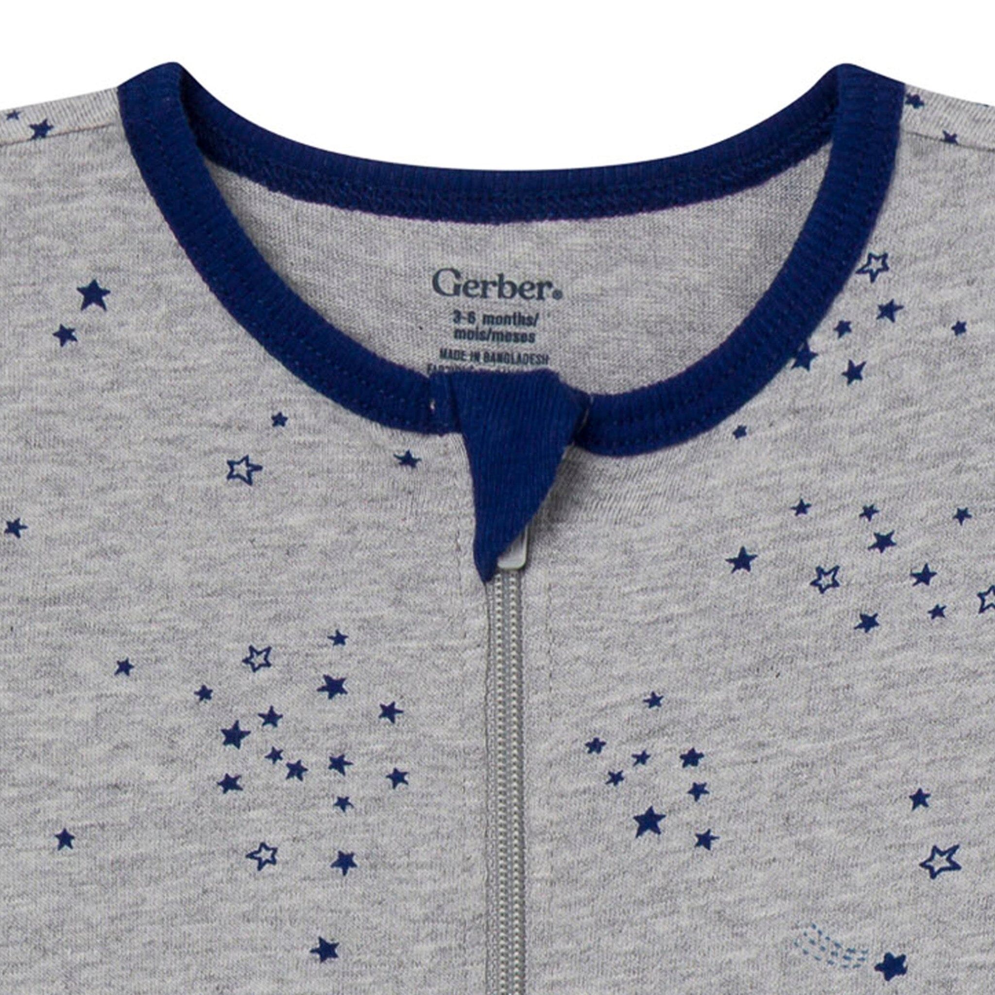 2-Pack Baby Boys Blue Dogs & Stars Sleep 'N Play - Image 6