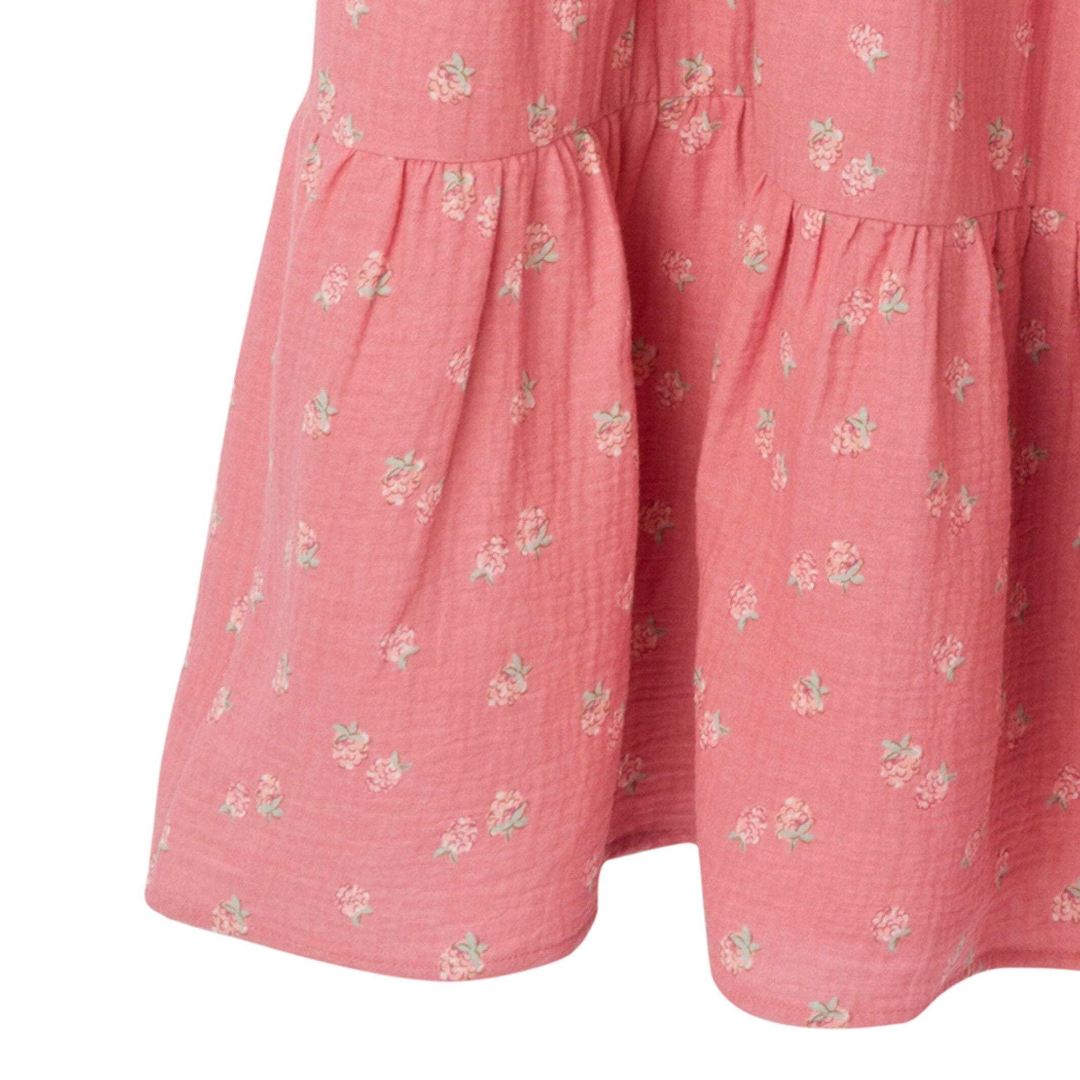 Womens Pink Raspberries Gauze Dress - Image 7