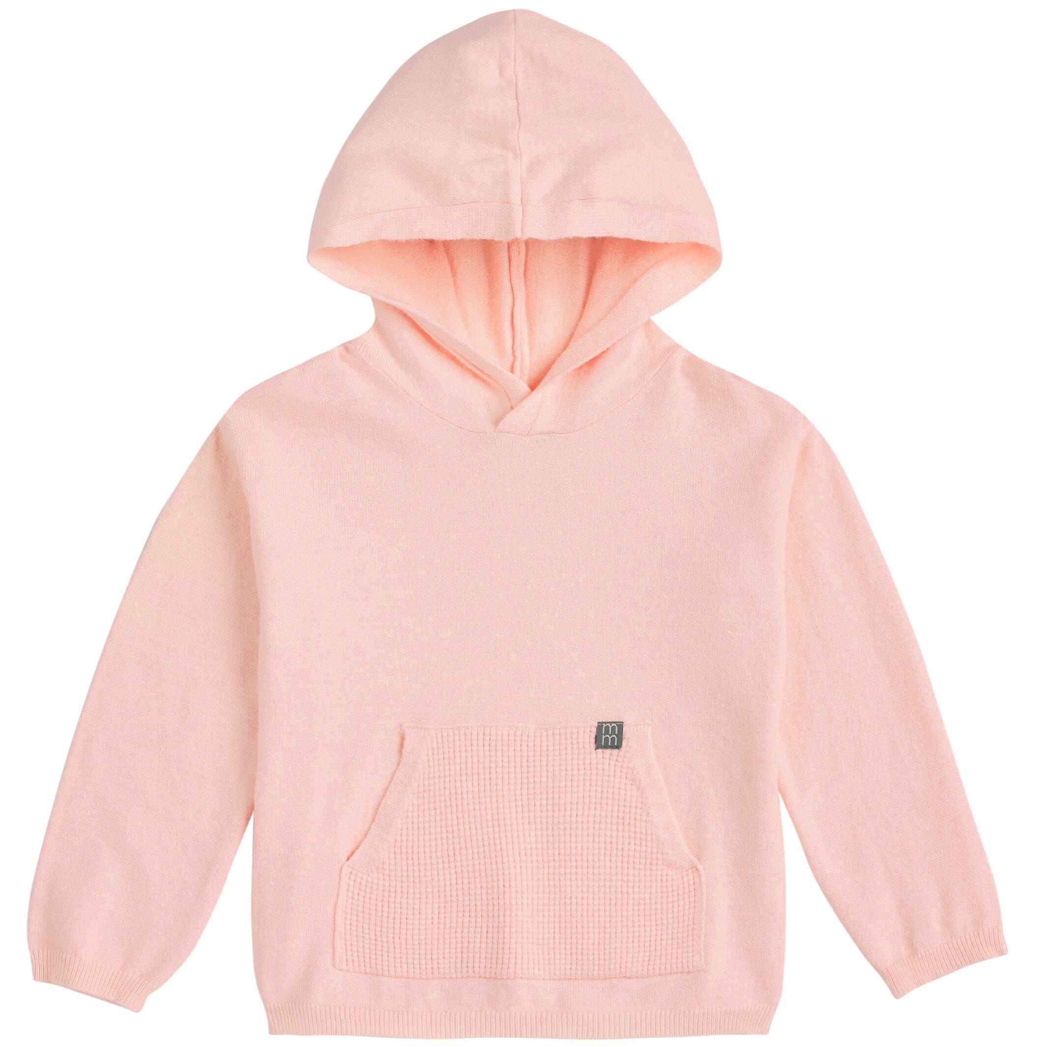 2-Piece Infant & Toddler Pink Hooded Waffle Top and Legging Viscose Set - Image 4