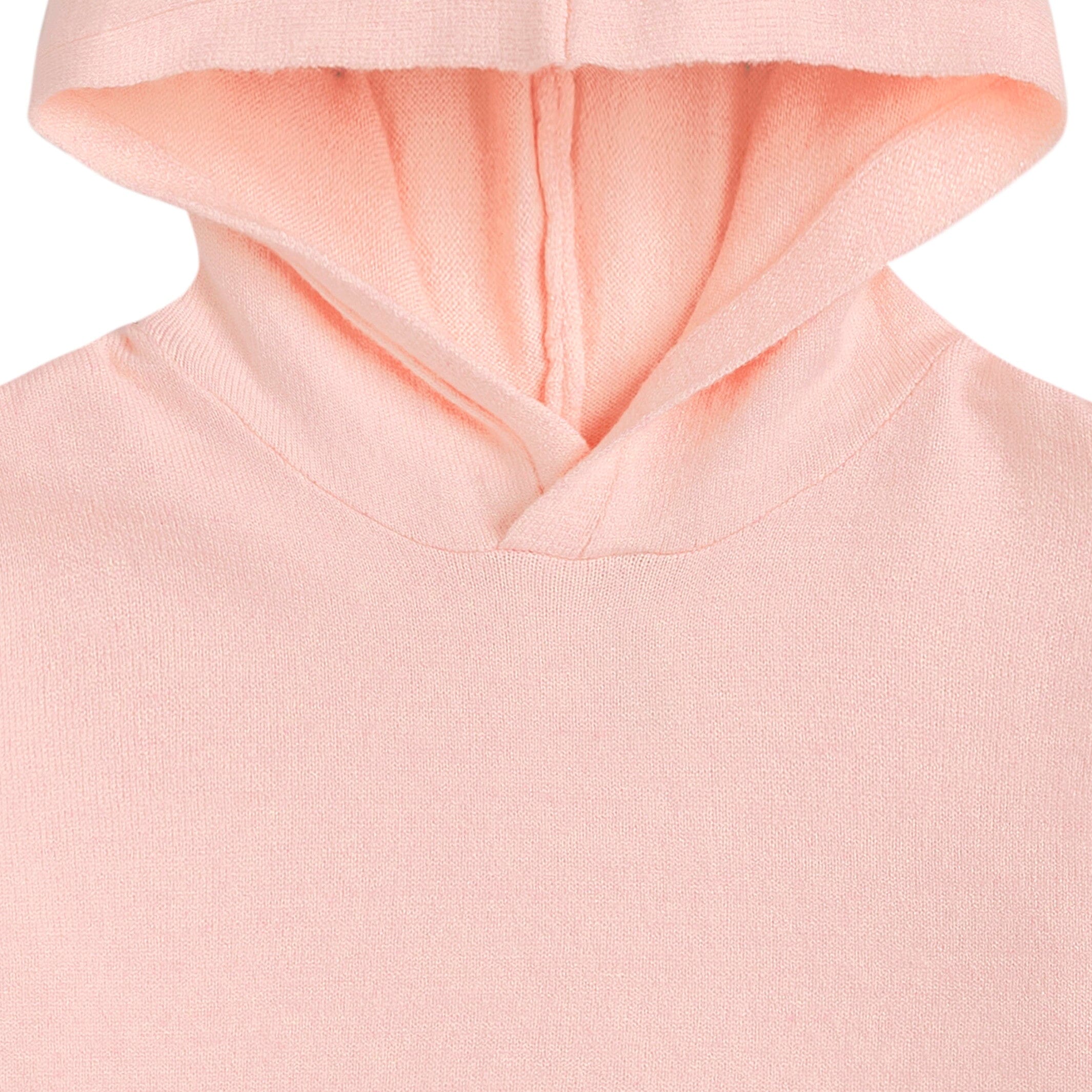 2-Piece Infant & Toddler Pink Hooded Waffle Top and Legging Viscose Set - Image 5