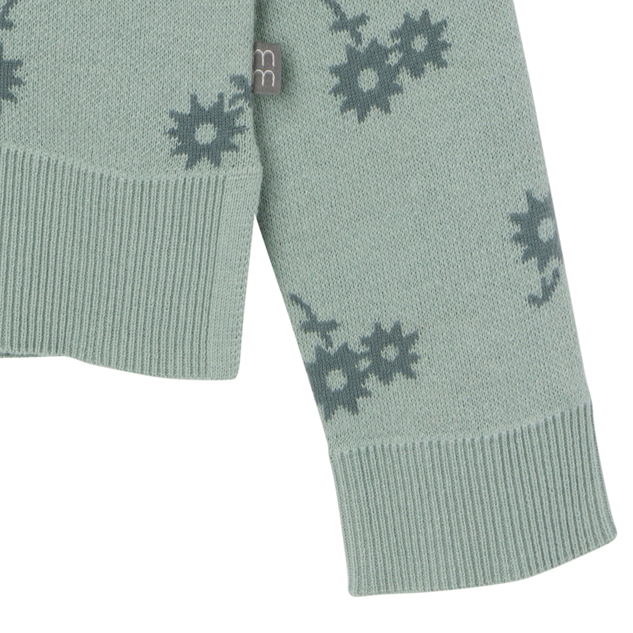 2-Piece Infant & Toddler Girls Medium Sky Daisies Jacquard Sweater Set - Image 6