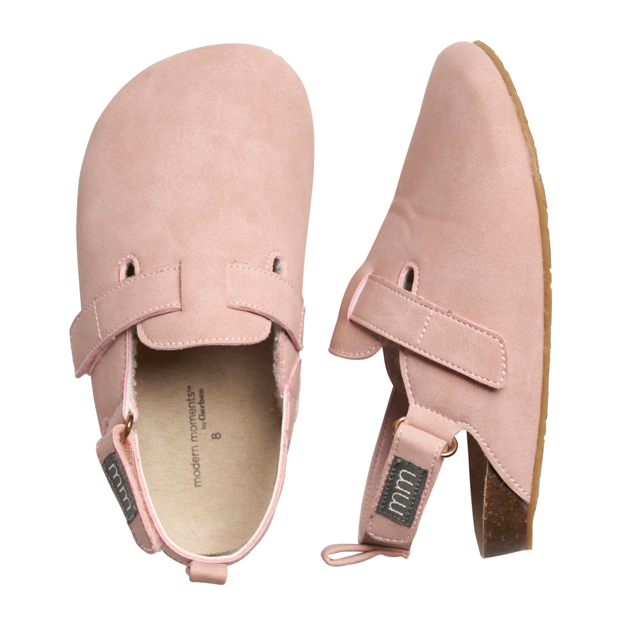 Baby & Toddler Girls Light Pink Clogs With Strap - Image 3