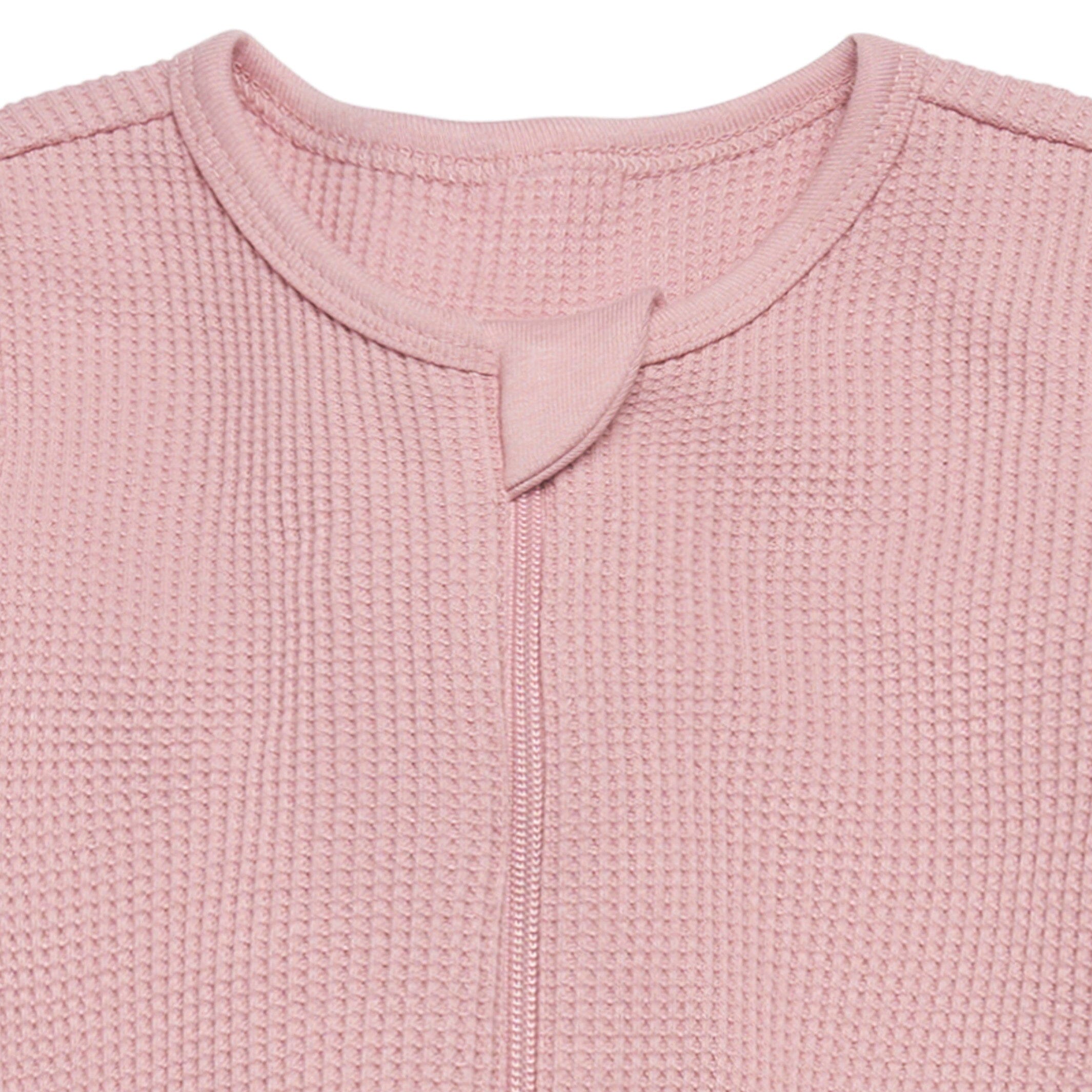 Baby Girls Pink Waffle Sleep 'N Play - Image 2