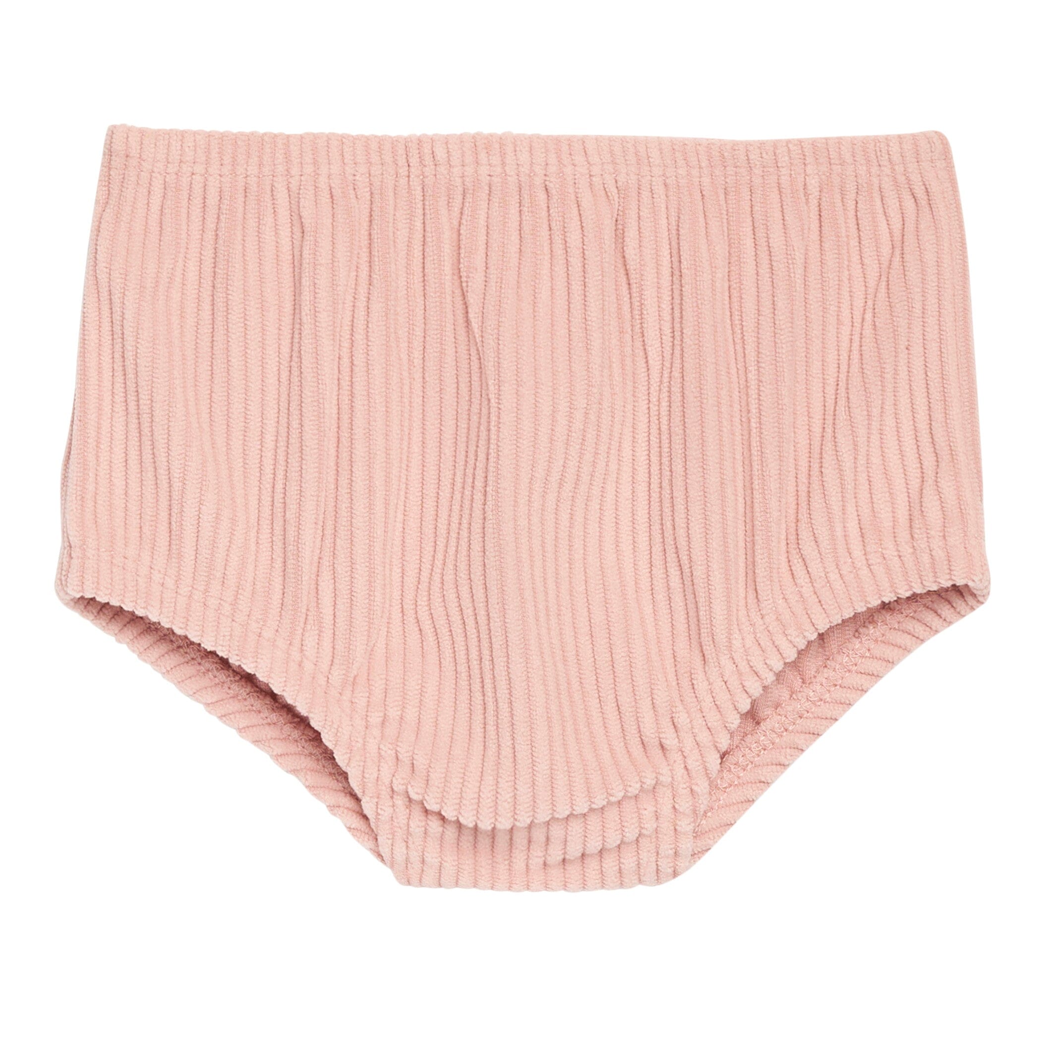 2-Piece Baby Girls Peach Corduroy Dress Set - Image 6