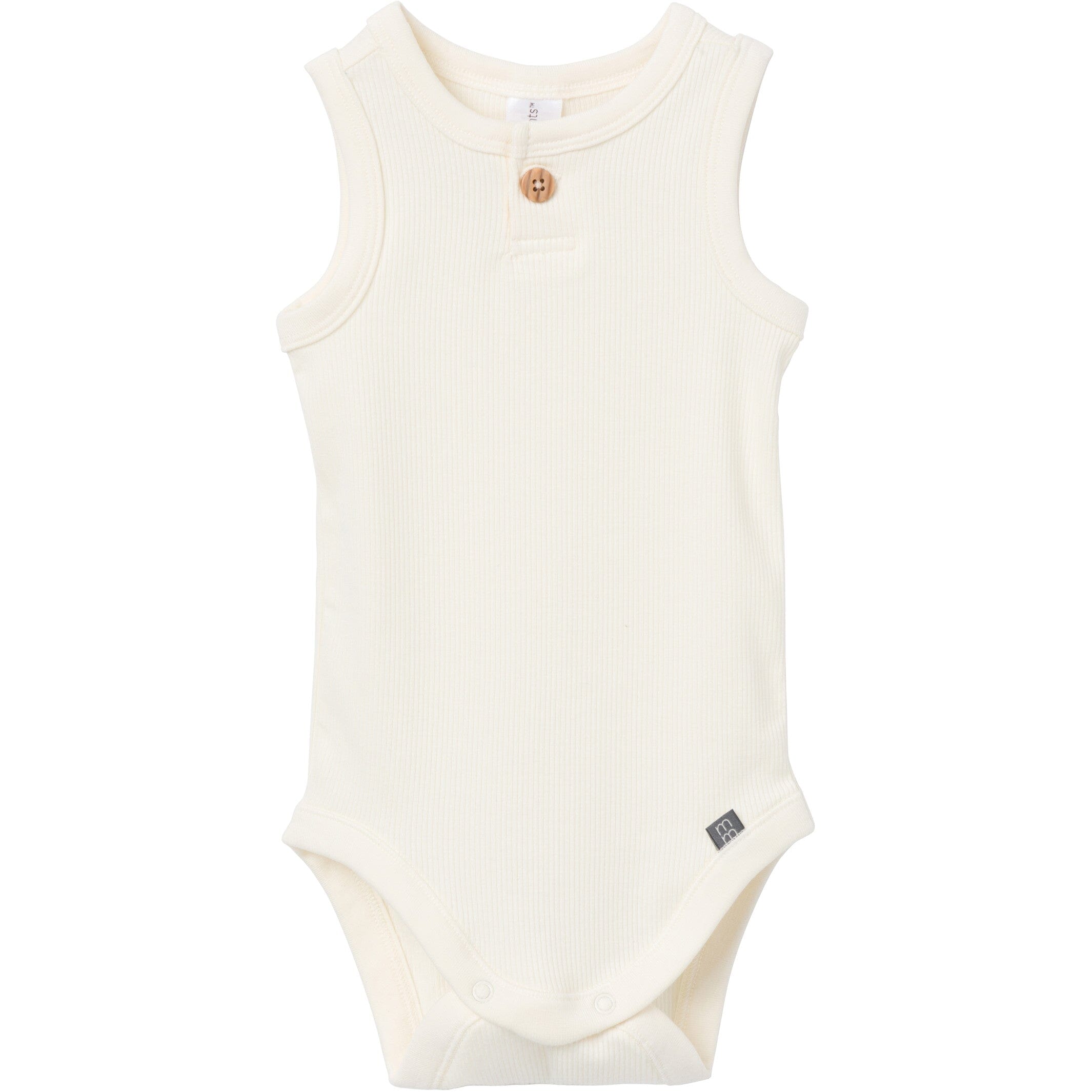 4-Piece Baby Boys Cream & Teal Bodysuits and Shorts Set - Image 2