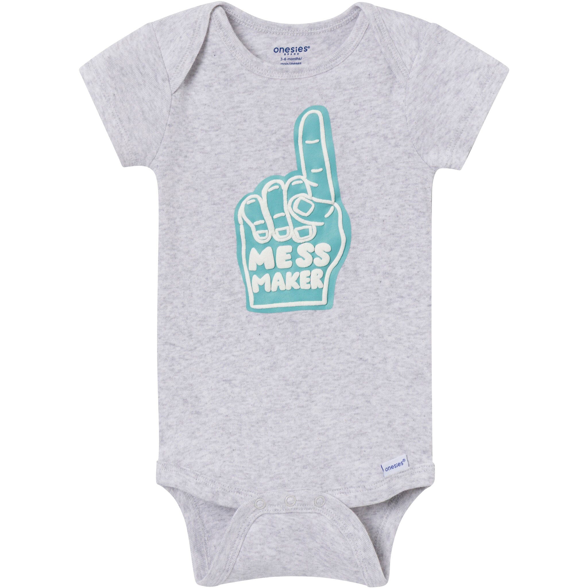 8-Pack Baby Neutral Party Animal Onesies Brand Bodysuits - Image 2