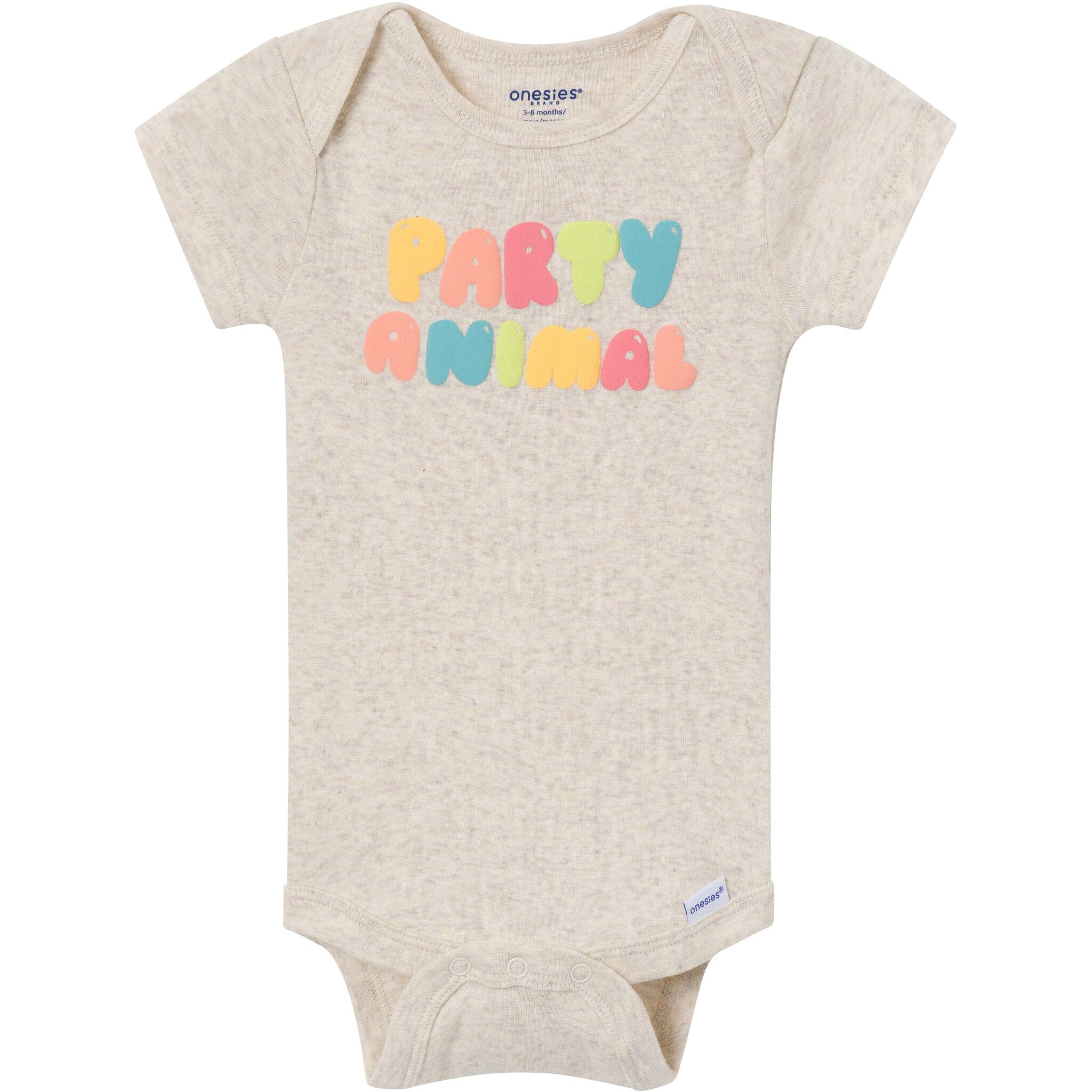 8-Pack Baby Neutral Party Animal Onesies Brand Bodysuits - Image 9