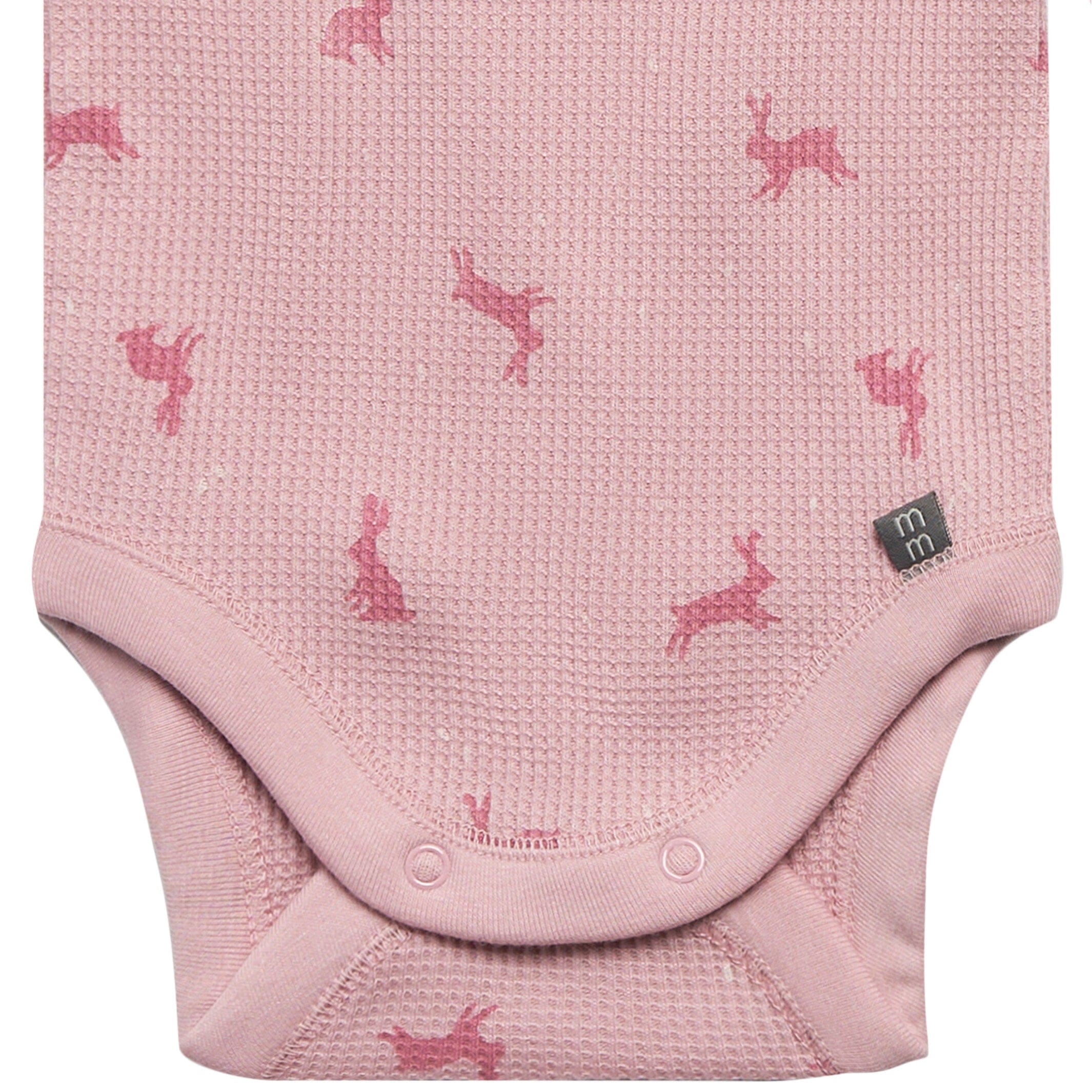 2-Piece Baby Girls Pink Bunnies Bodysuit and Pant Set - Image 4