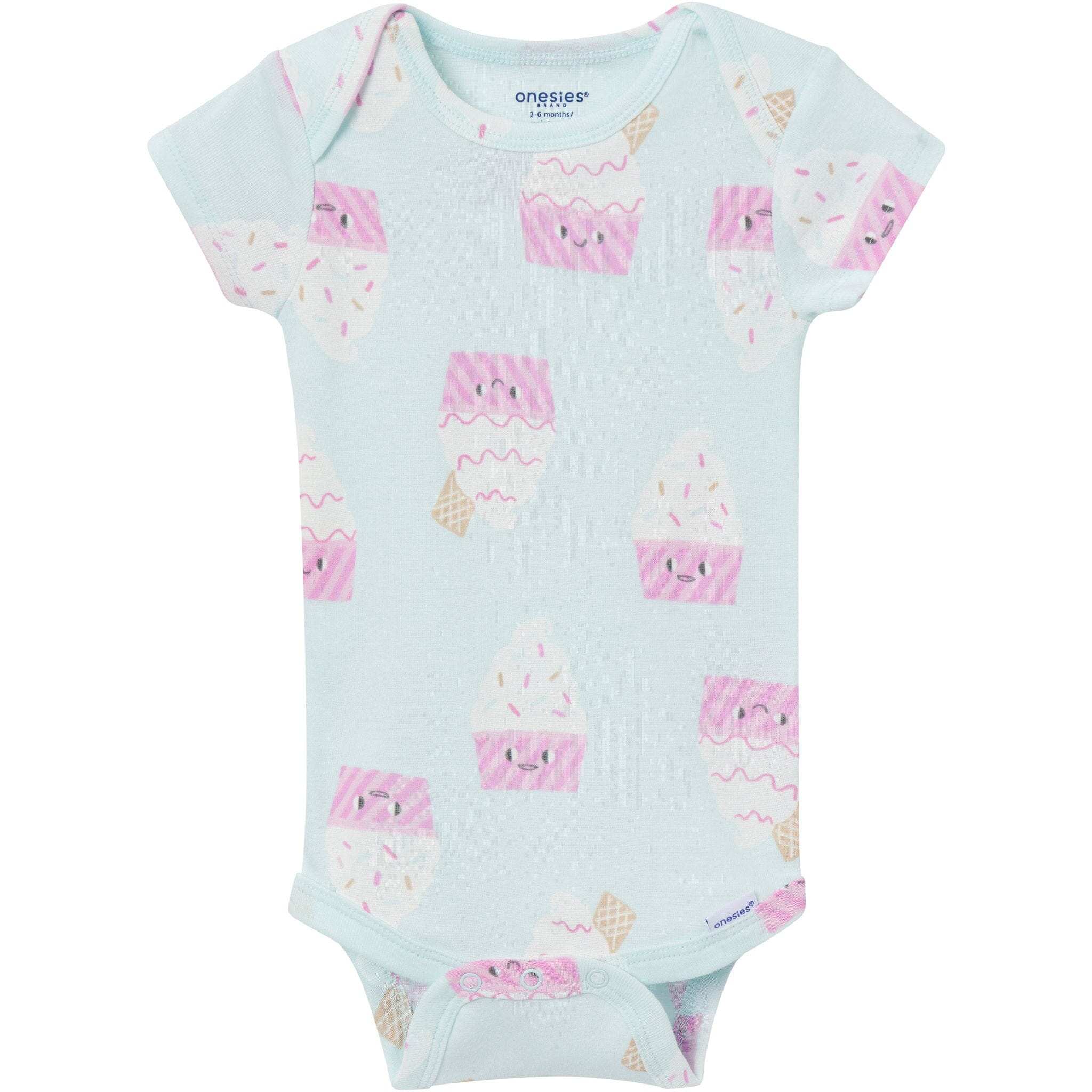 8-Pack Baby Girls Pint Sized Onesies Brand Bodysuits - Image 8