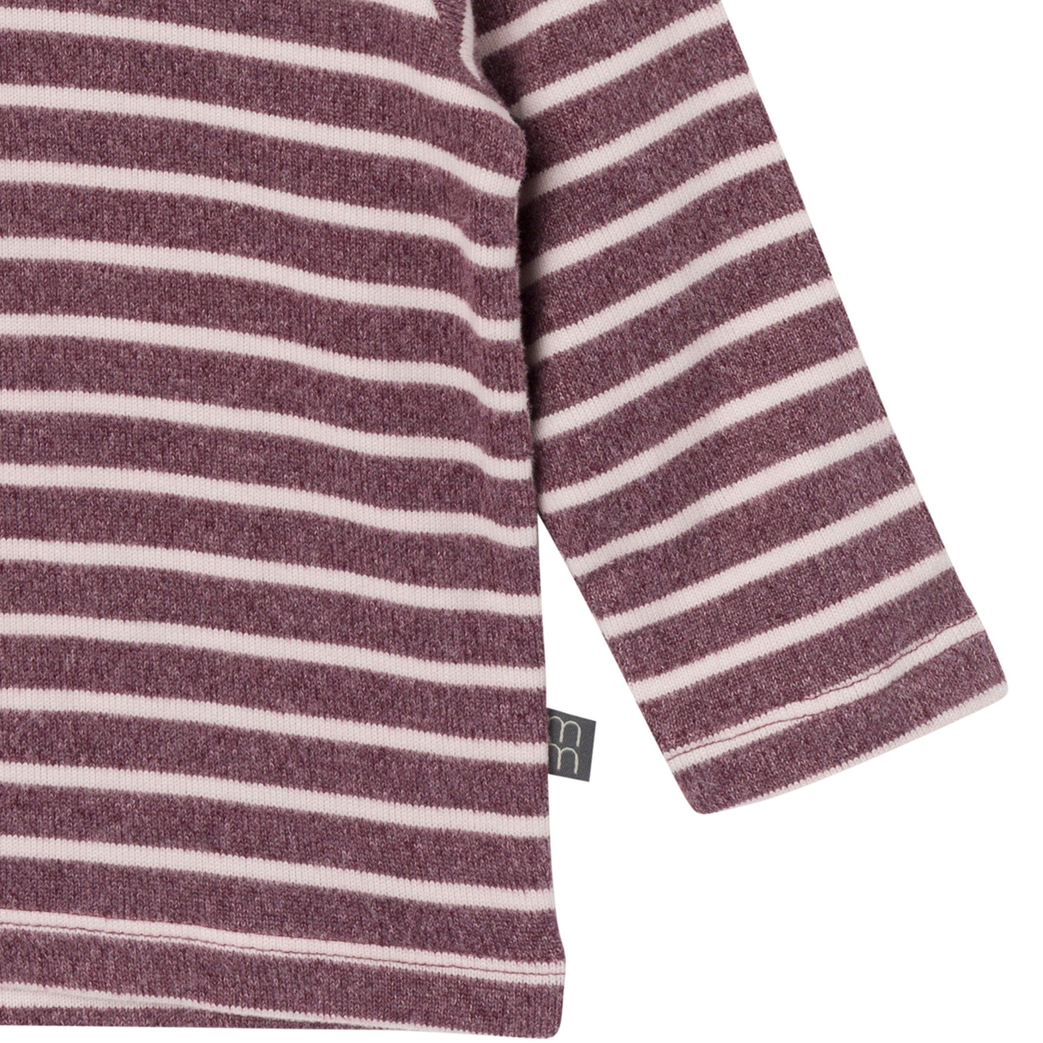 2-Piece Baby Girls Rose Hooded Brushed Hacci Set - Image 3