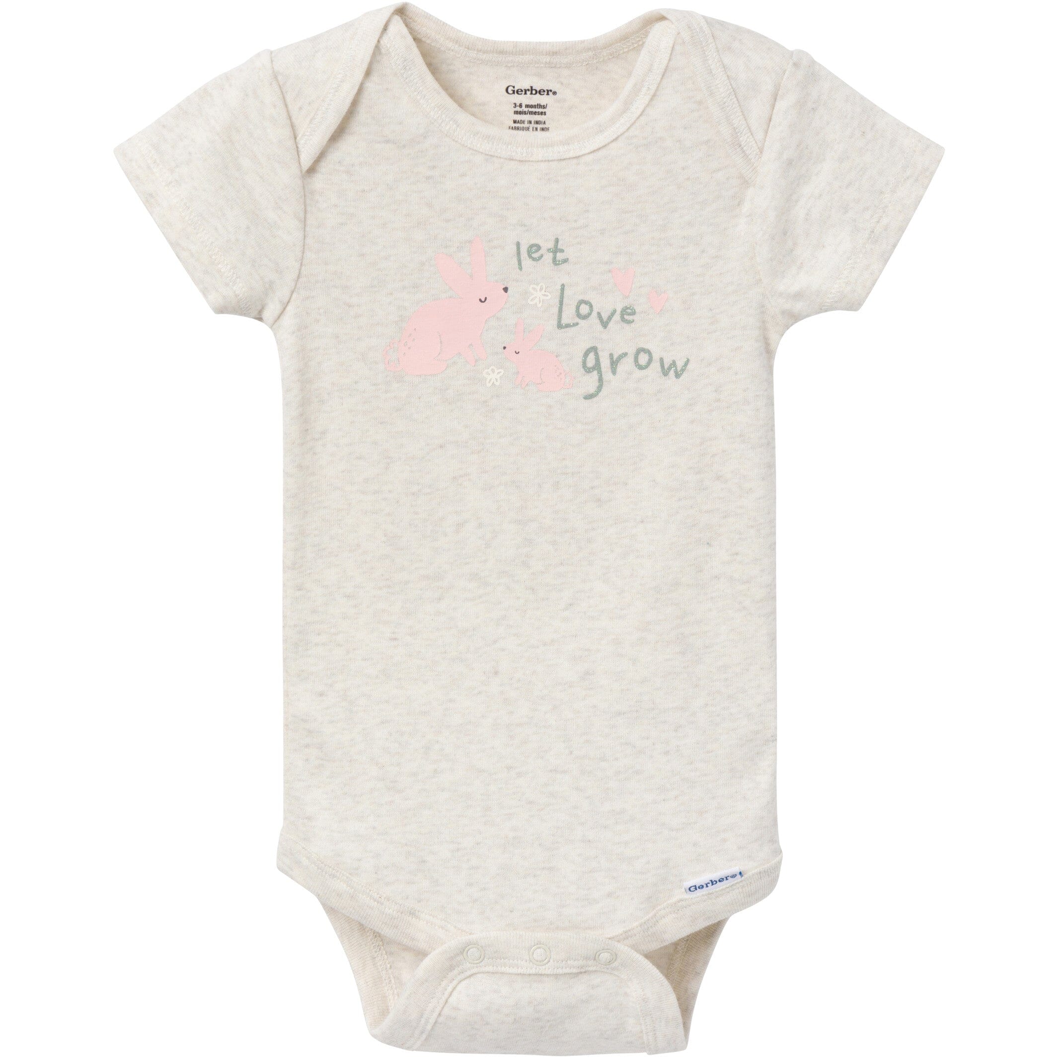 3-Pack Baby Girls Sunny Bunny Onesies® Bodysuits - Image 4