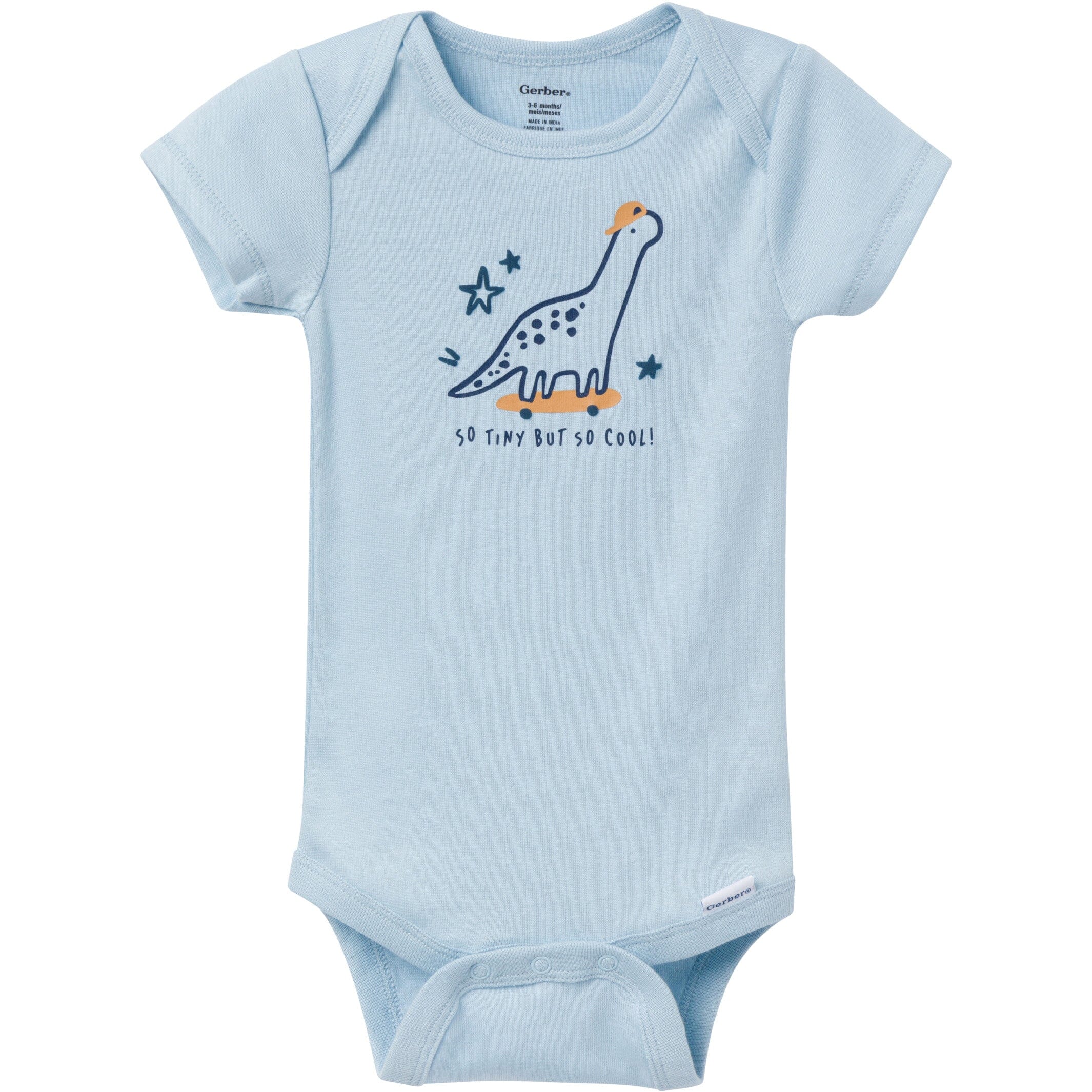 3-Pack Baby Boys Dino Dude Onesies® Bodysuits - Image 2