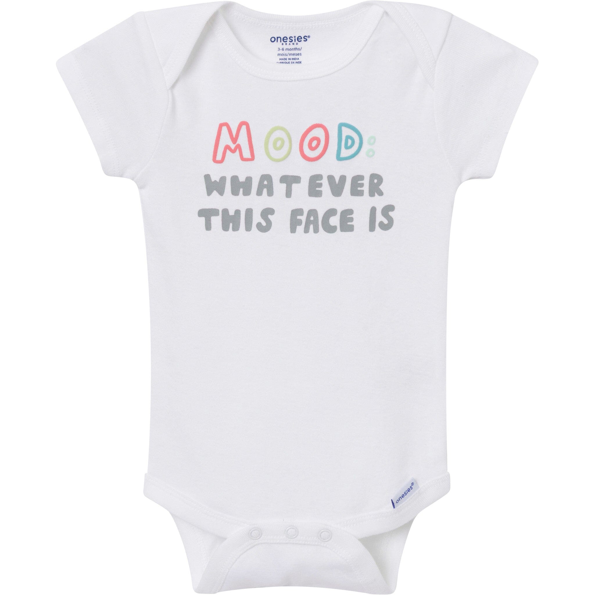 8-Pack Baby Boys Mood Onesies Brand Bodysuits - Image 3