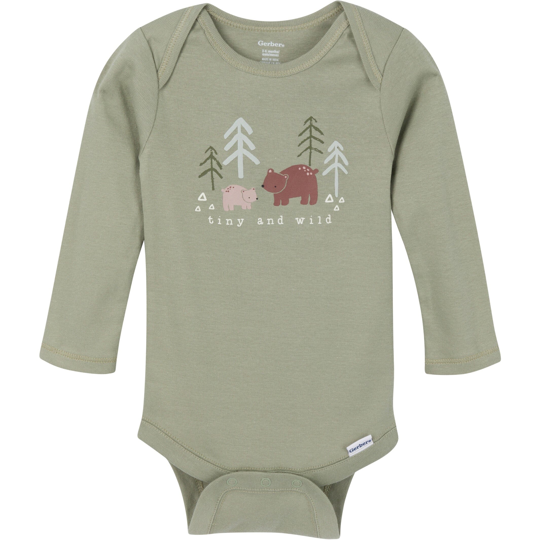 3-Pack Baby Boys Tiny & Wild Onesies® Bodysuits - Image 3