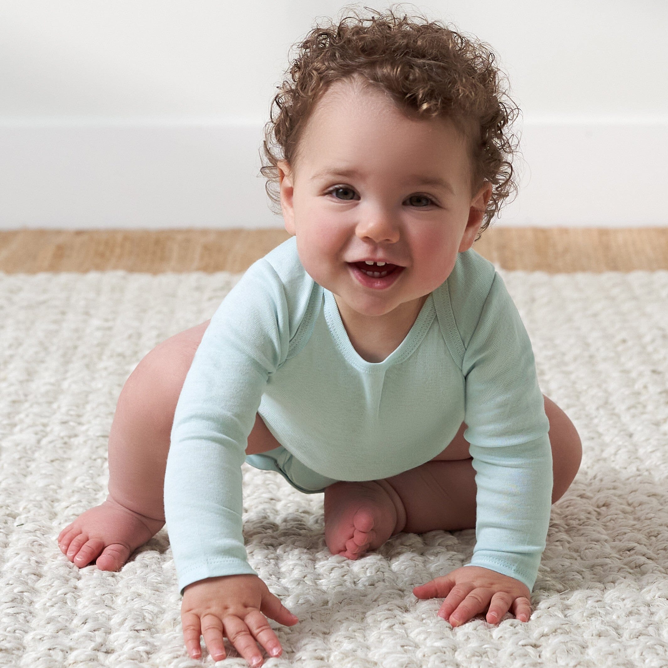 4-Pack Baby Neutral Blue/ Pink Long Sleeve Onesies® Bodysuits - Image 2