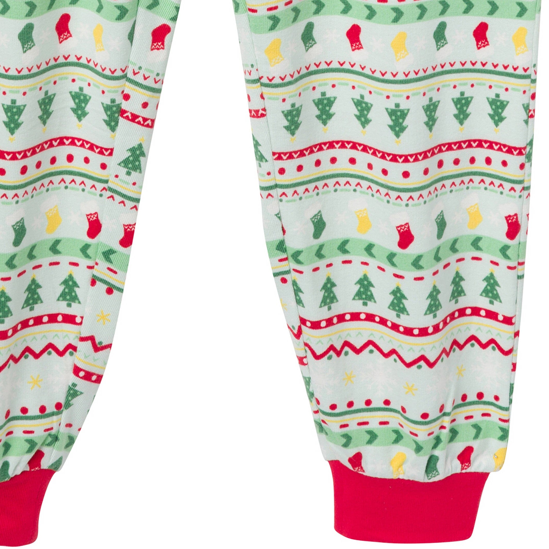 2-Piece Women's Oh What Fun Fair Isle Hacci Pajama Set - Image 10