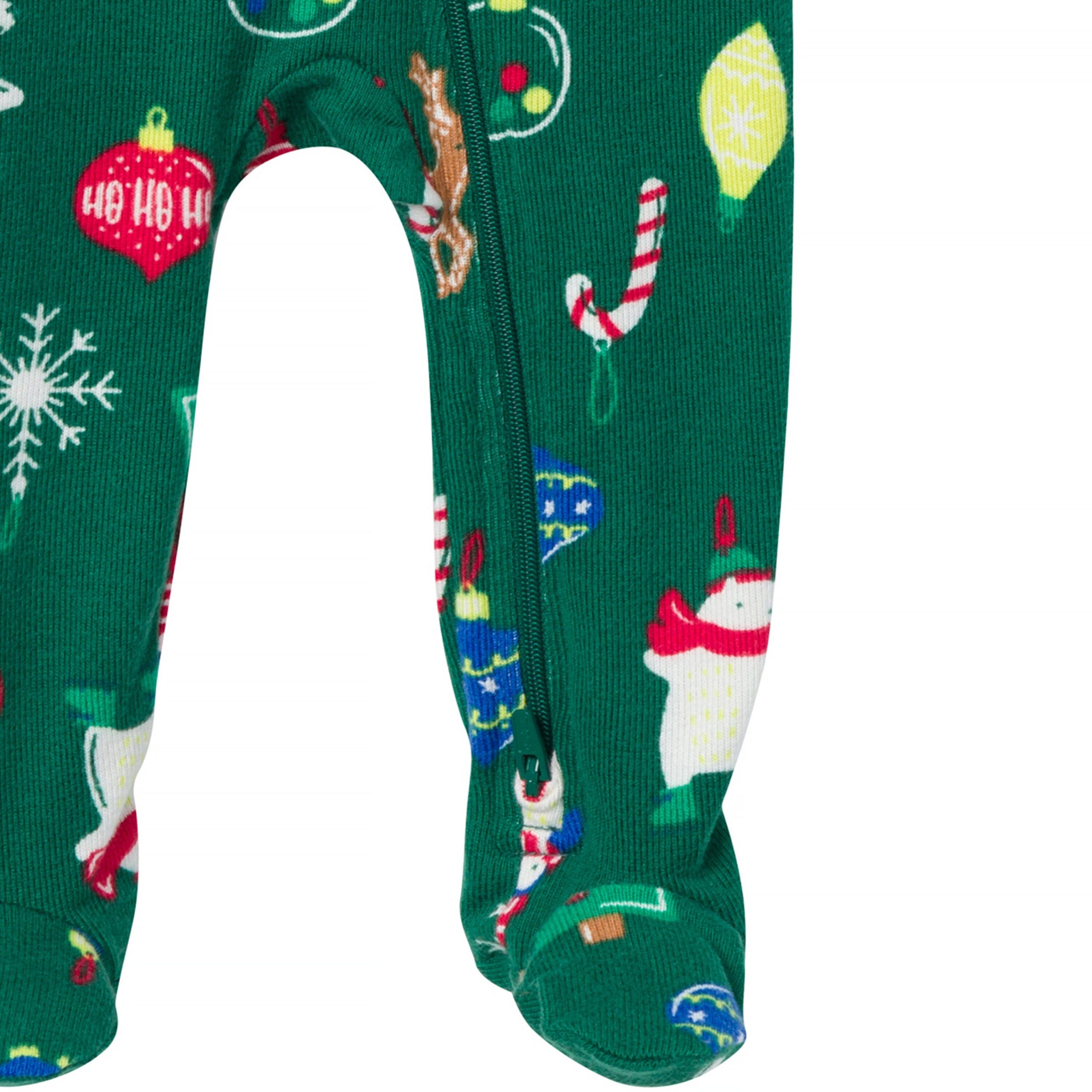 Baby & Toddler Neutral Ornaments Snug Fit Footed Pajamas - Image 6