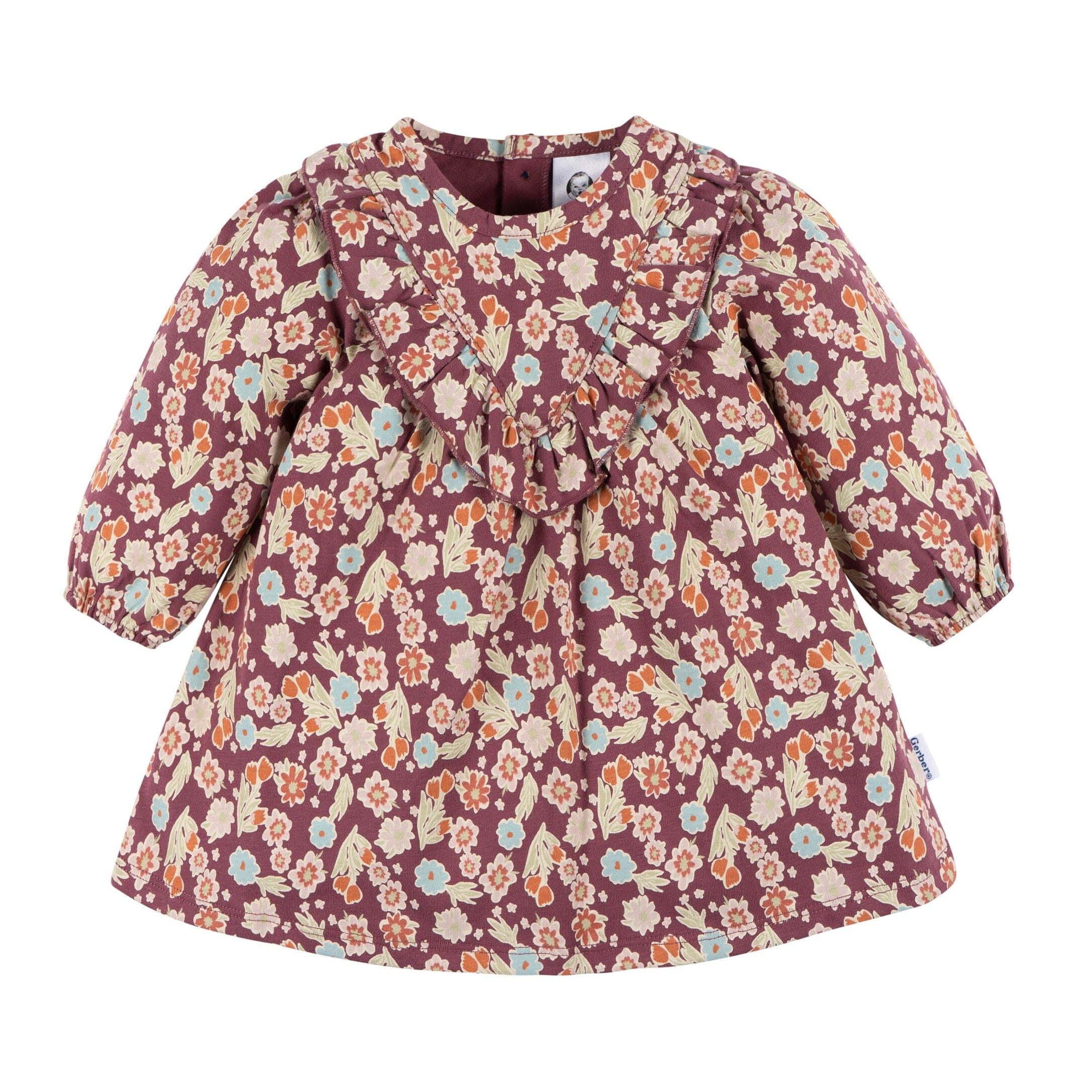 2-Piece Baby Girls Floral Dress & Legging Set - Image 4