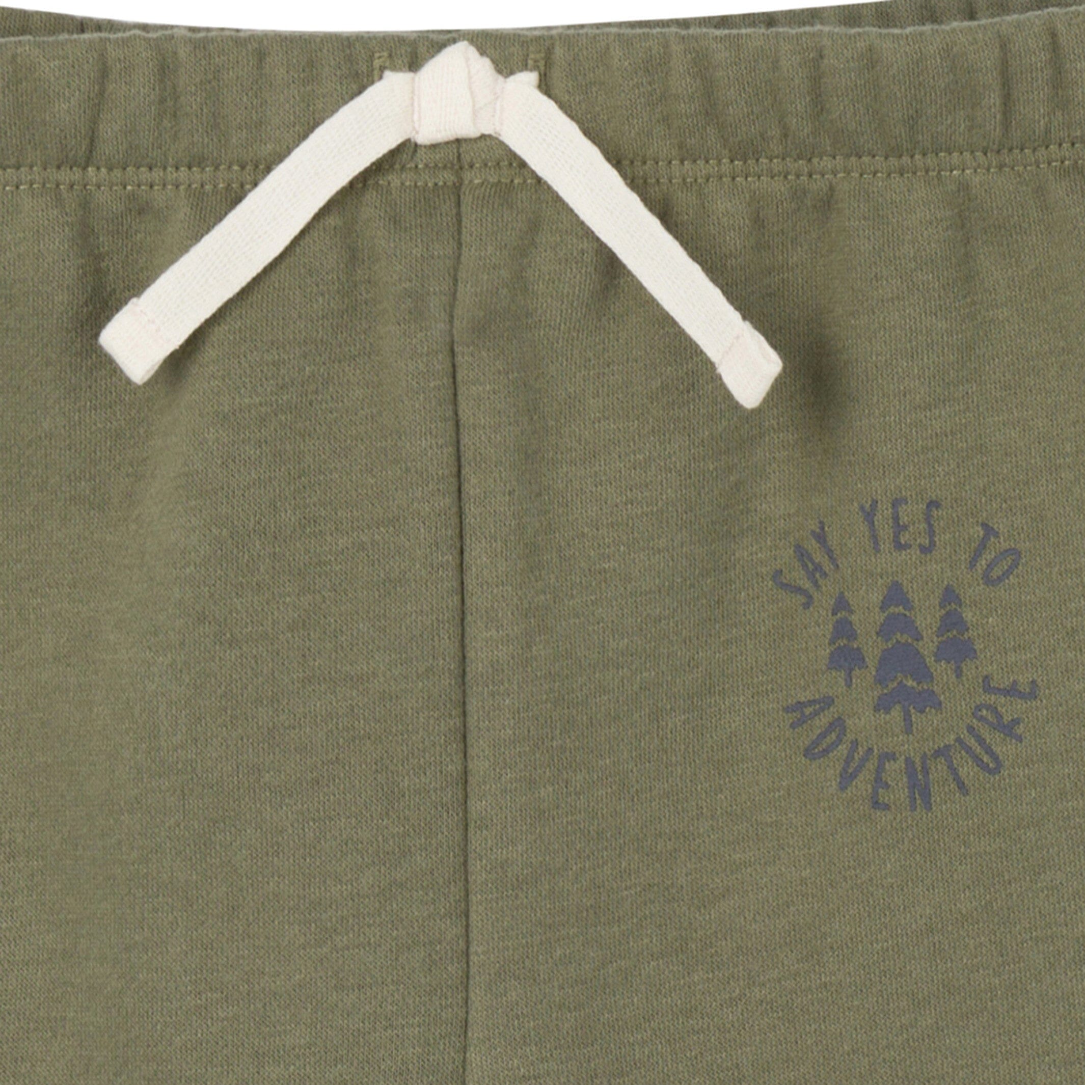 2-Piece Baby & Toddler Boys Olive Adventure Sweatshirt & Pant Set - Image 6