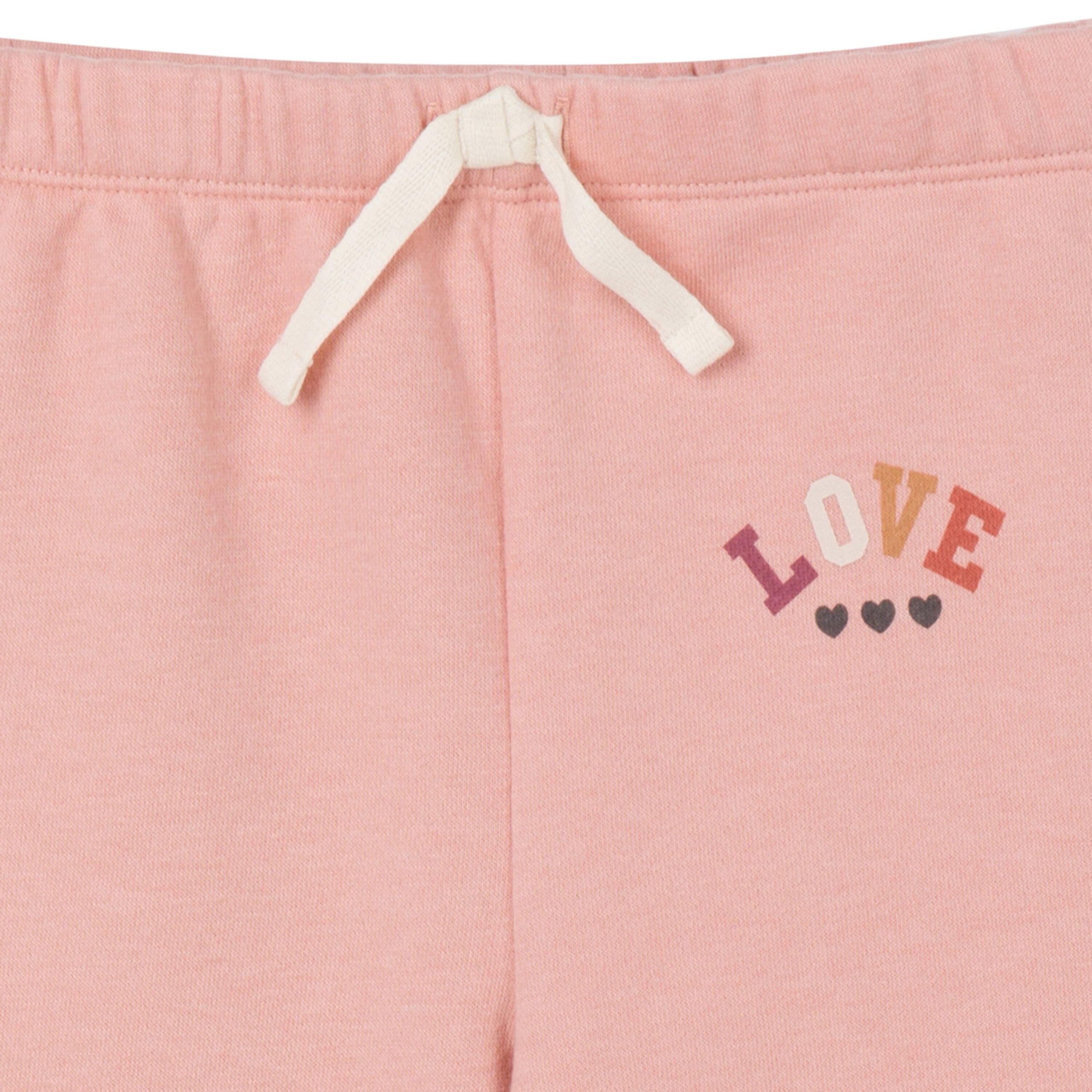 2-Piece Baby & Toddler Girls LOVE Sweatshirt & Pant Set - Image 7