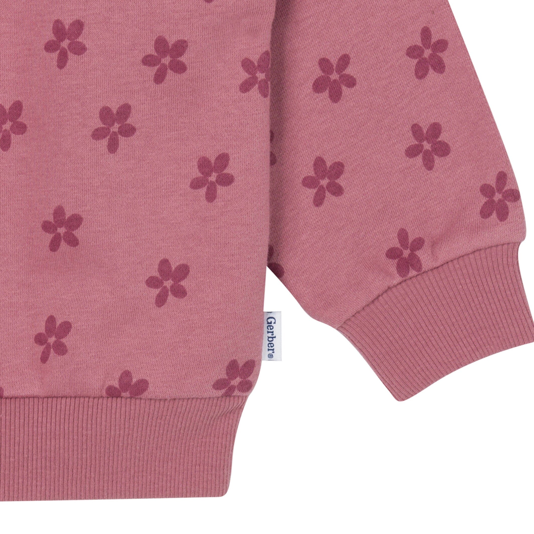 2-Piece Toddler Girls Daisies Sweatshirt & Pant Set - Image 3