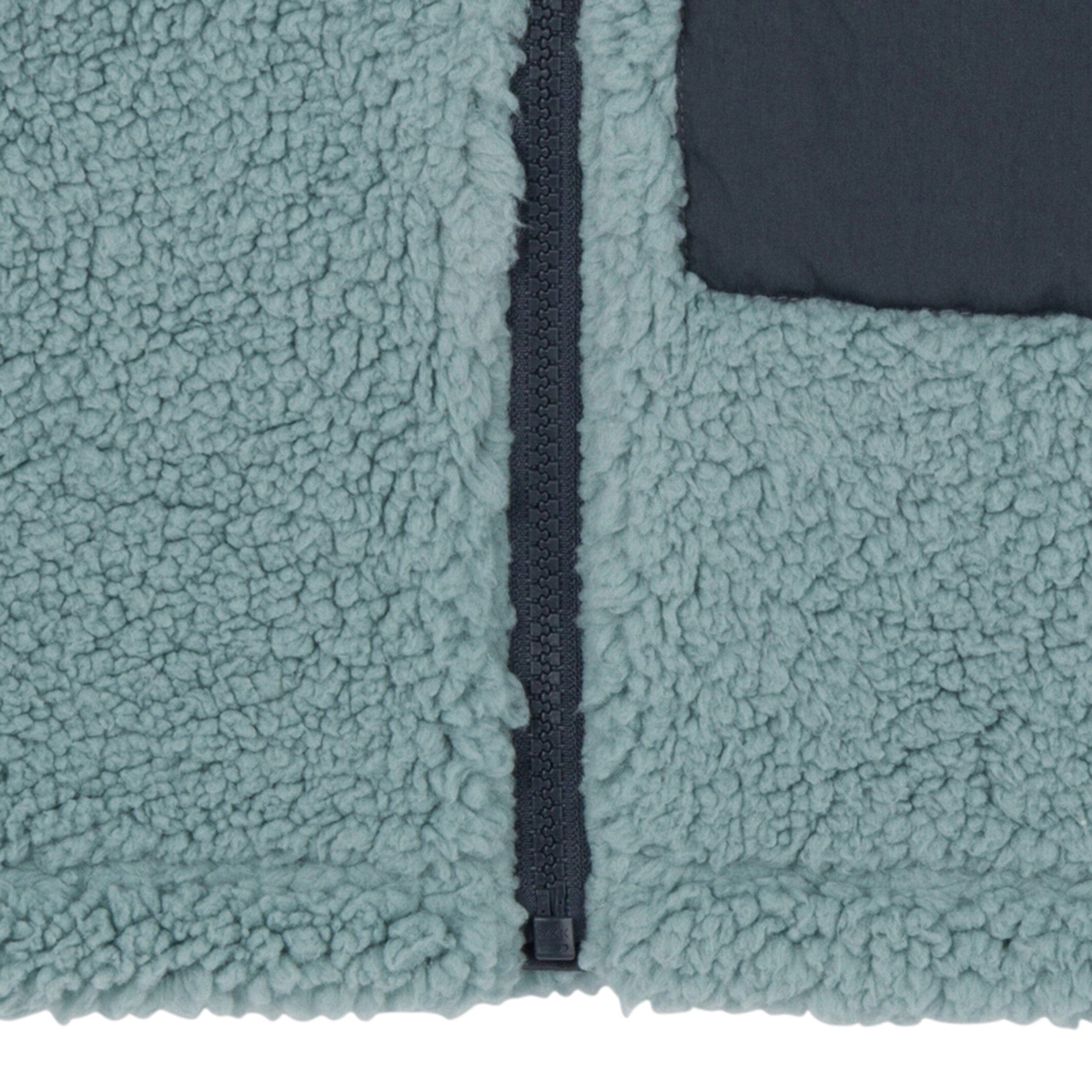 Toddler Boys Blue Sherpa Jacket - Image 5