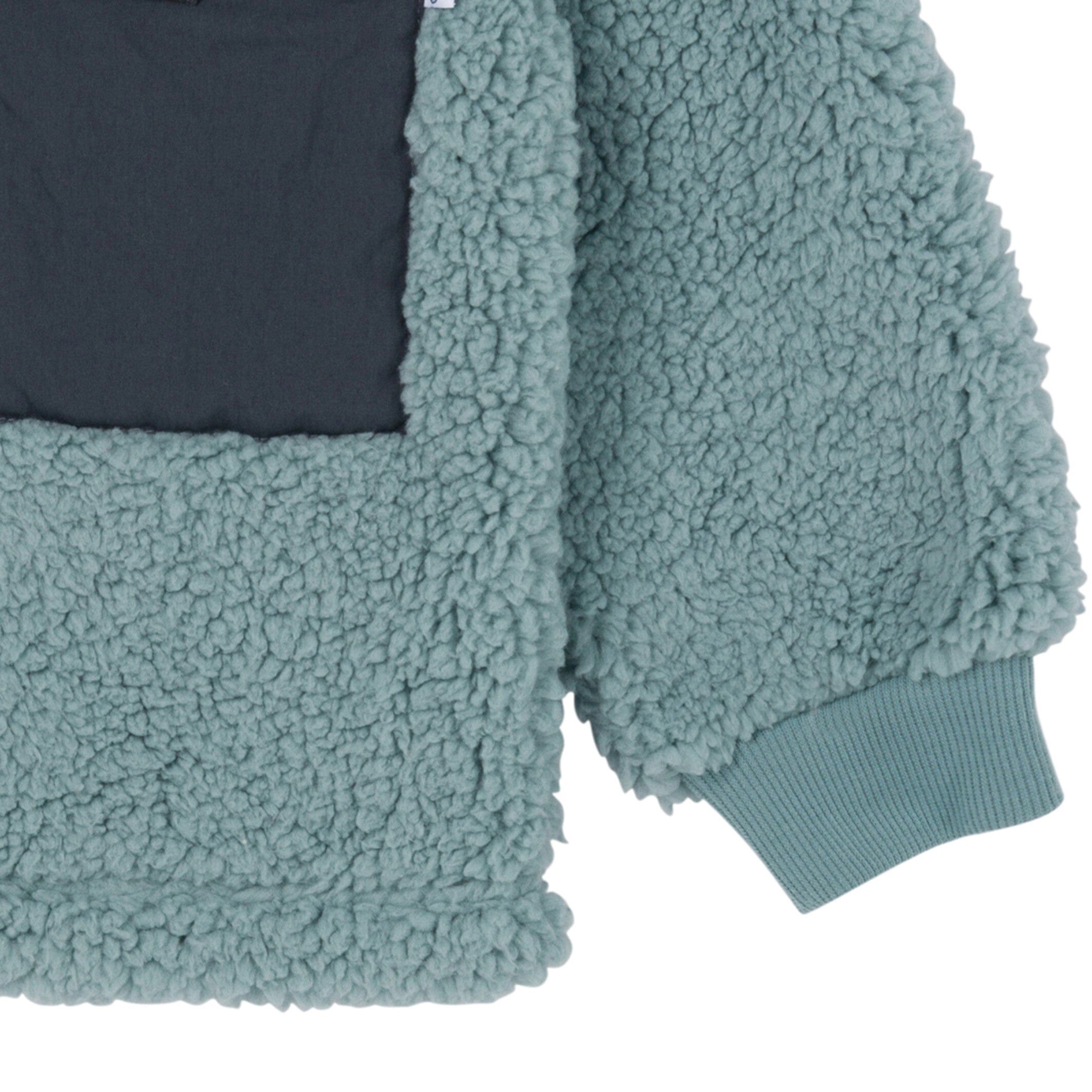 Toddler Boys Blue Sherpa Jacket - Image 6