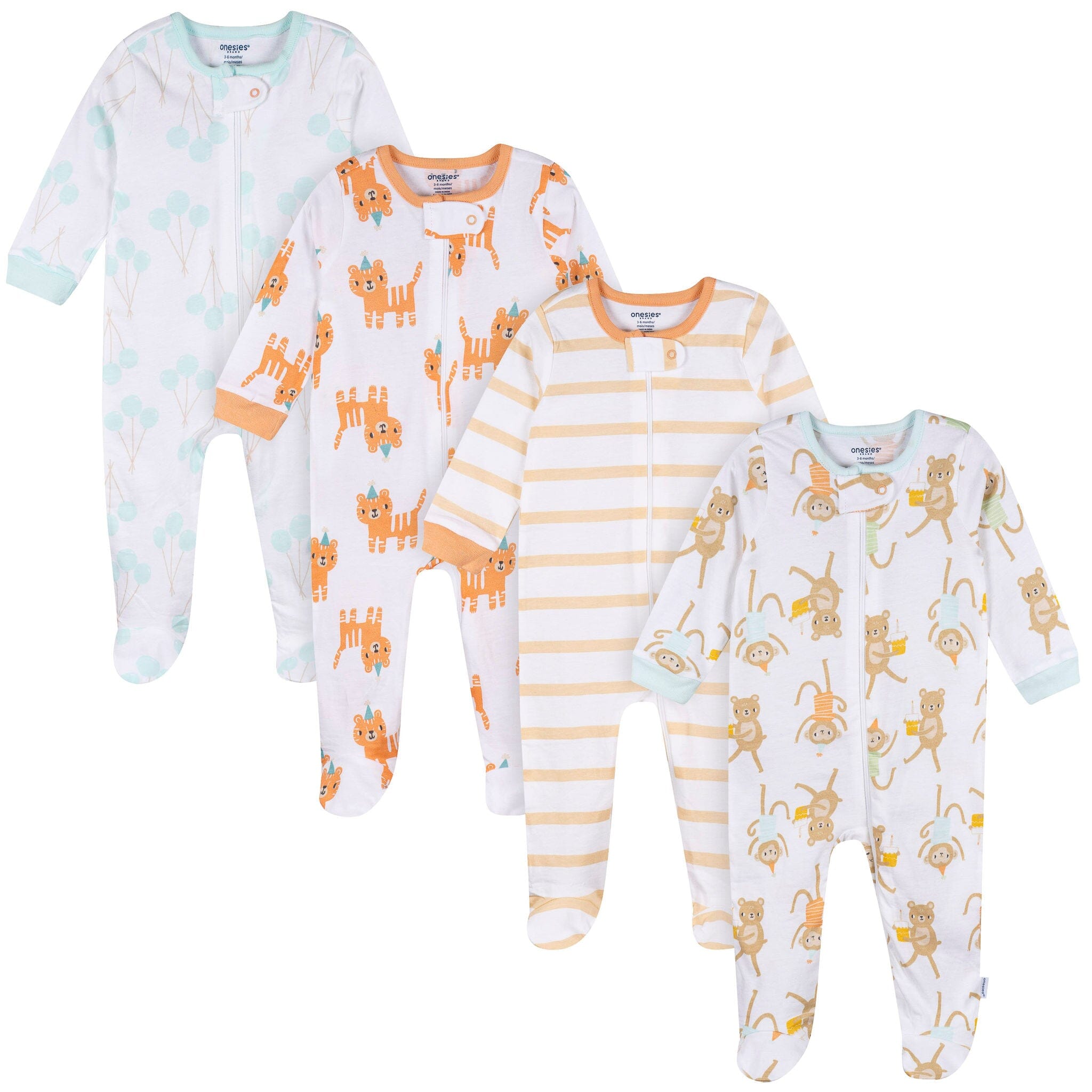 4-Pack Baby Neutral Party Sleep 'N Play