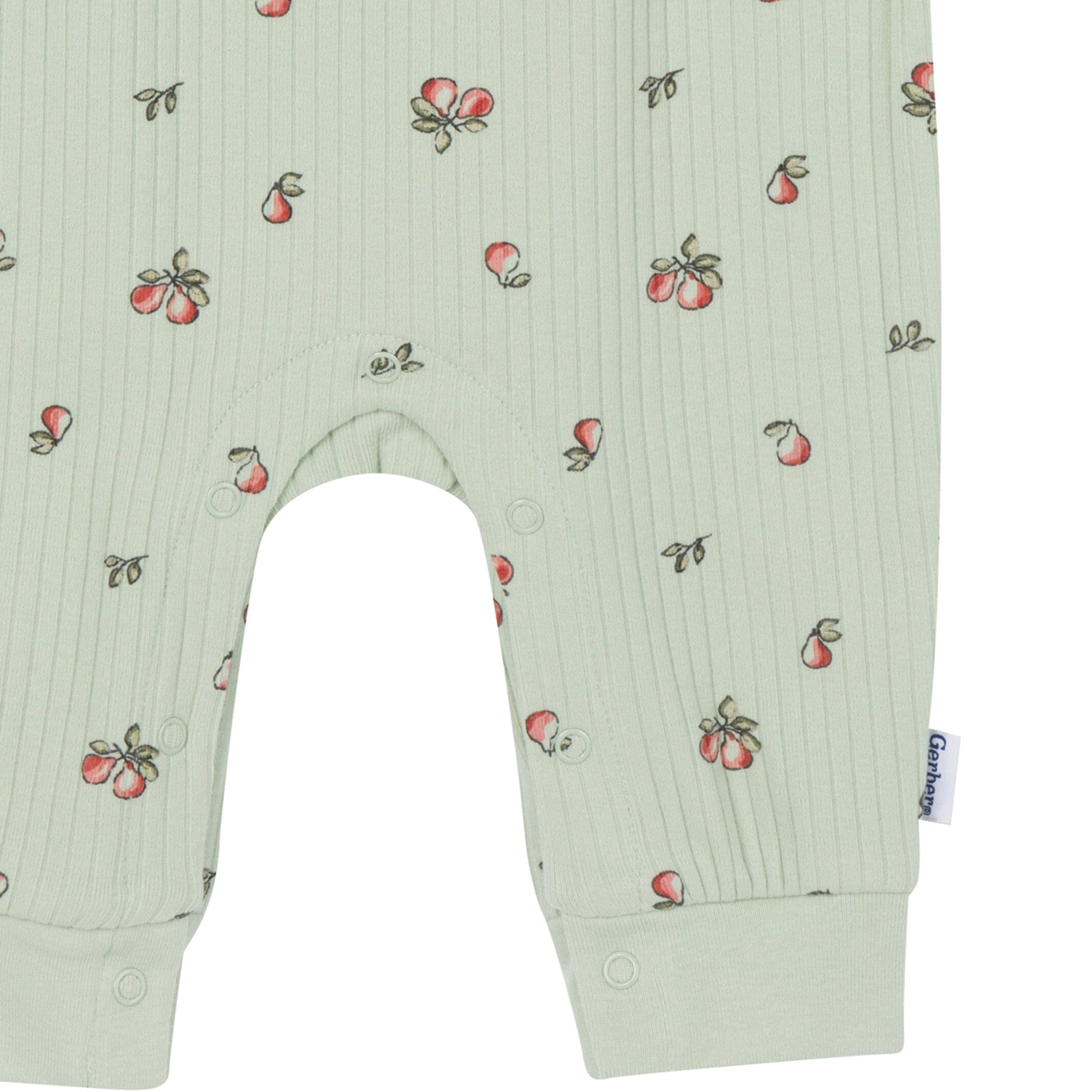 Baby Girls Green Pears Romper - Image 4