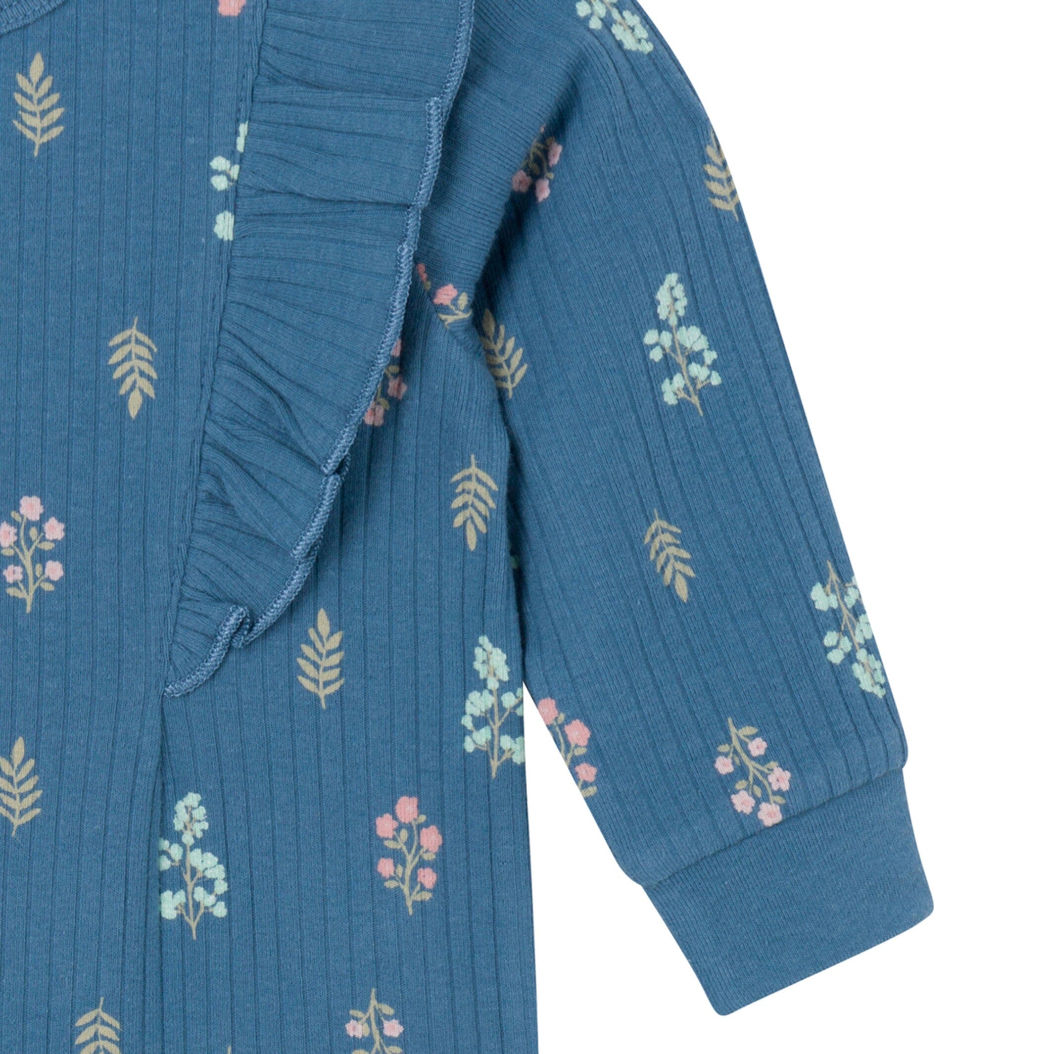Baby Girls Garden Floral Romper - Image 5