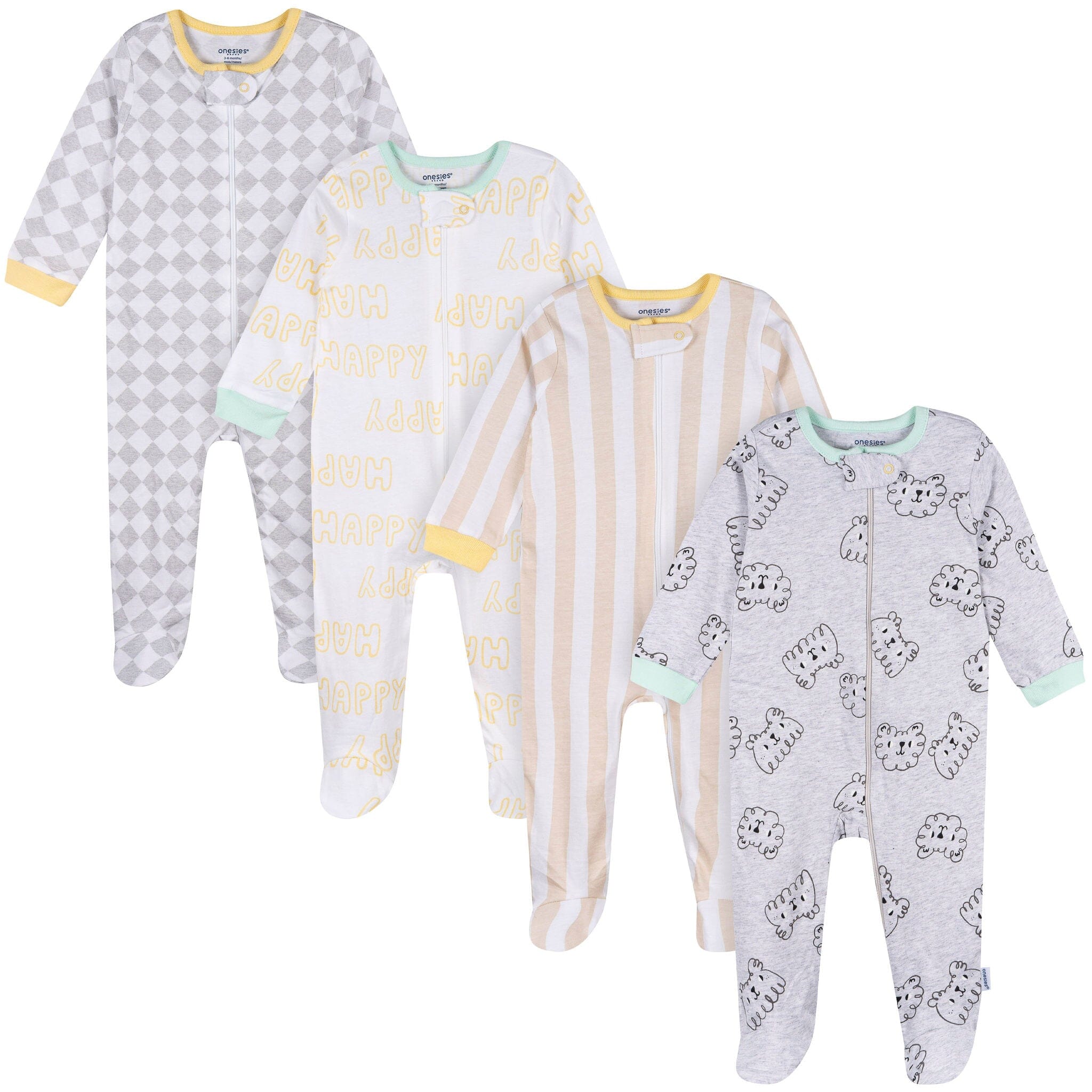 4-Pack Baby Neutral Dogs Sleep 'N Play
