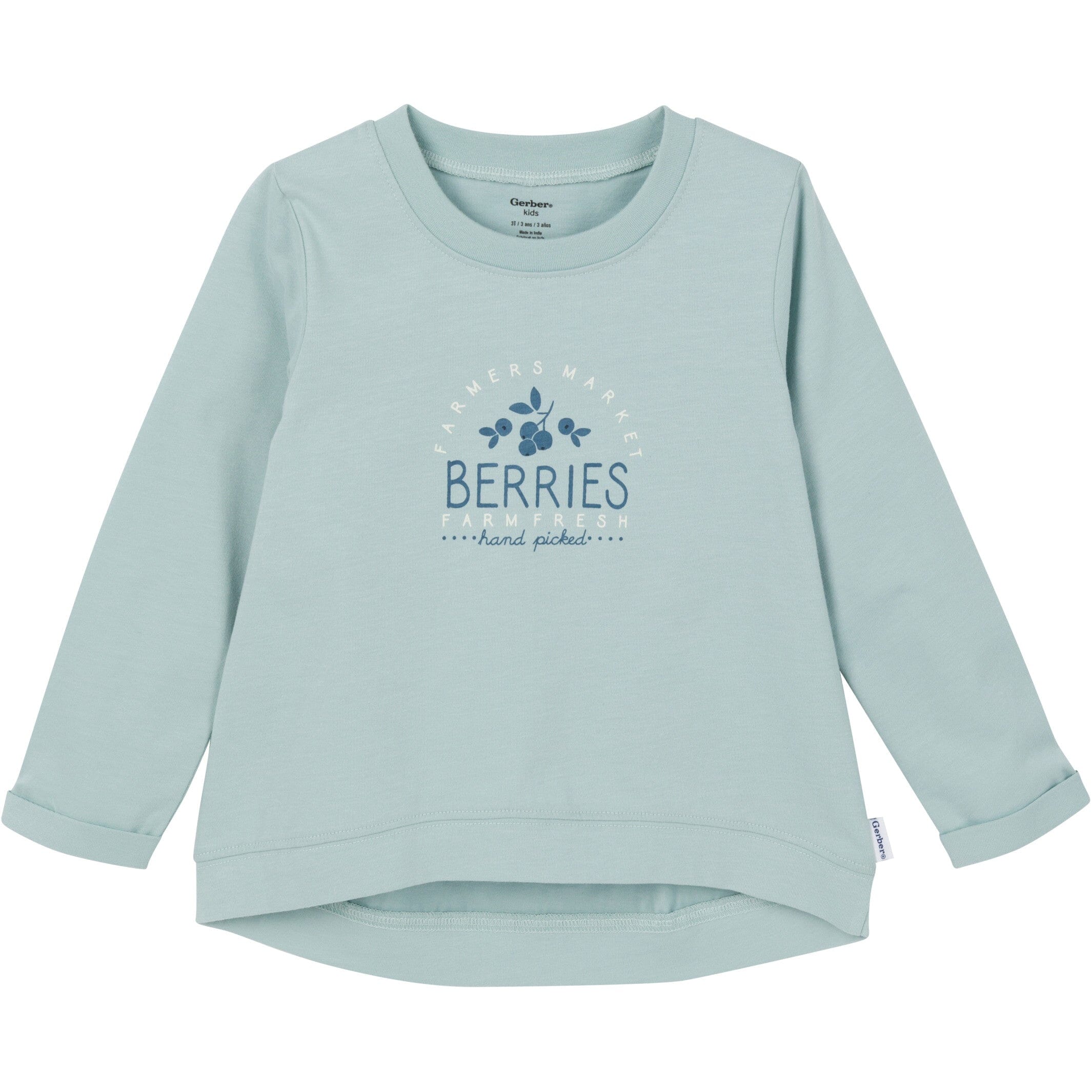 3-Piece Toddler Girls Blueberries Tunics and Leggings Set - Image 4