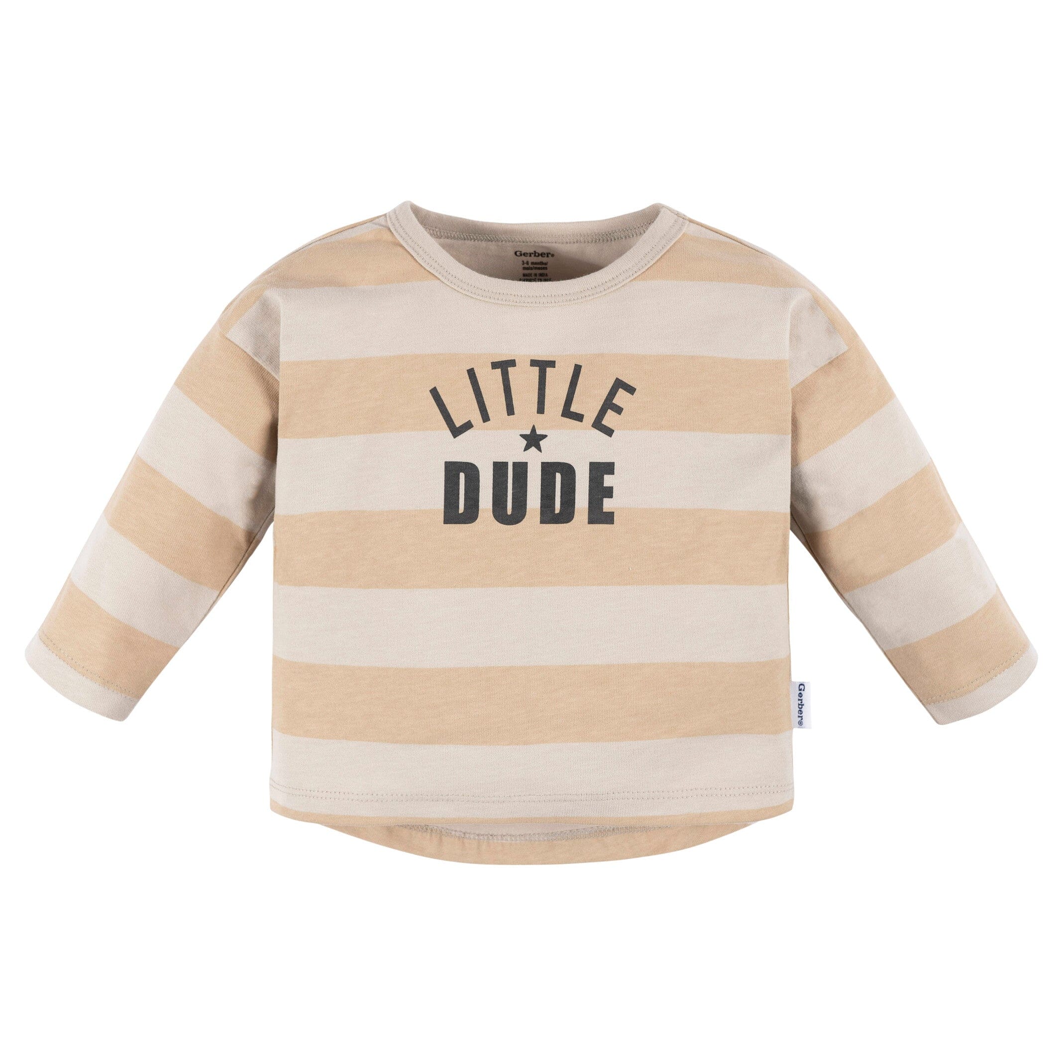 2-Piece Baby Boys Little Dude Top & Joggers Set - Image 2