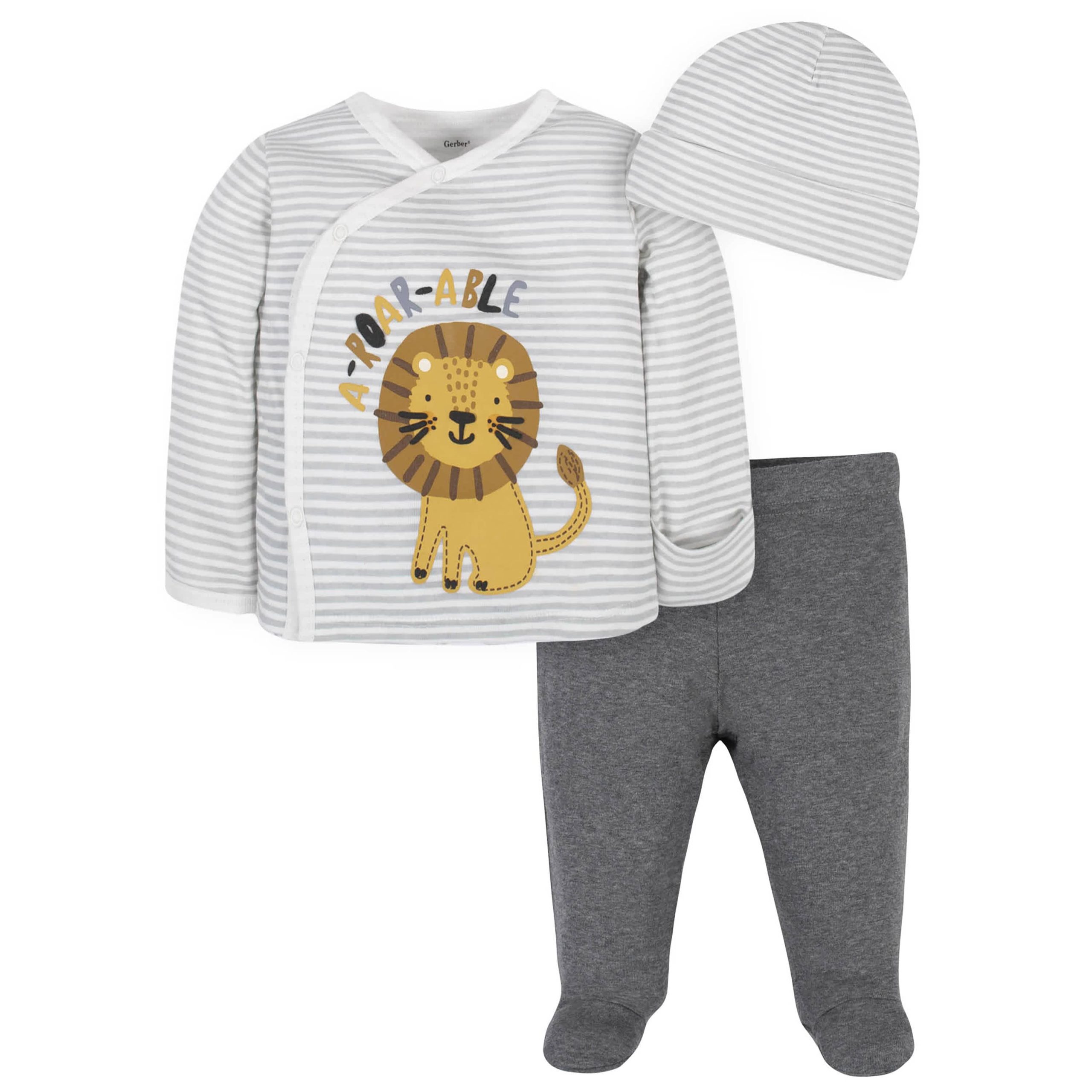 6-Piece Baby Boys Lion Onesies® Bodysuits & Take-Me-Home Set - Image 6