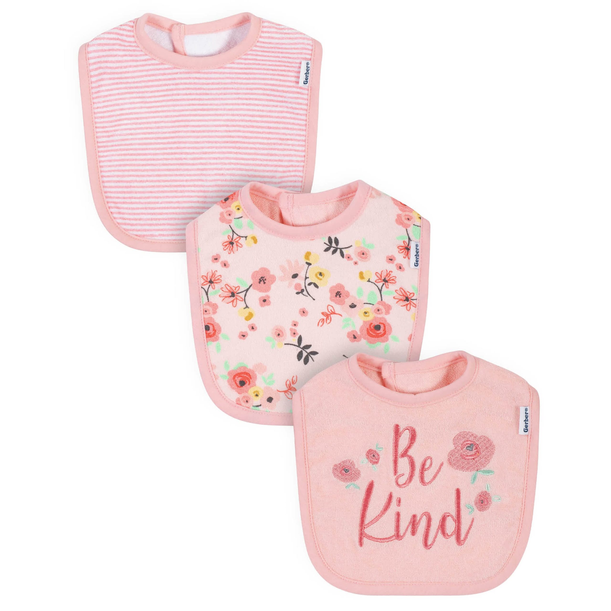 25-Piece Baby Girls Love You Onesies® Bodysuit, Sleep 'N Play, Take-Me-Home Set, Bib, Burp Cloth, Socks, Caps and Mittens Set - Image 6
