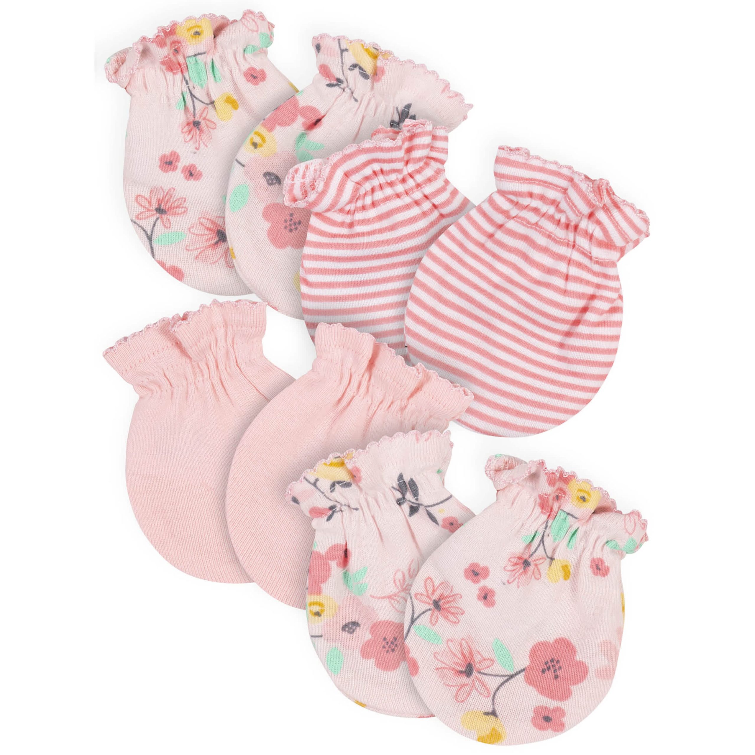 25-Piece Baby Girls Love You Onesies® Bodysuit, Sleep 'N Play, Take-Me-Home Set, Bib, Burp Cloth, Socks, Caps and Mittens Set - Image 9