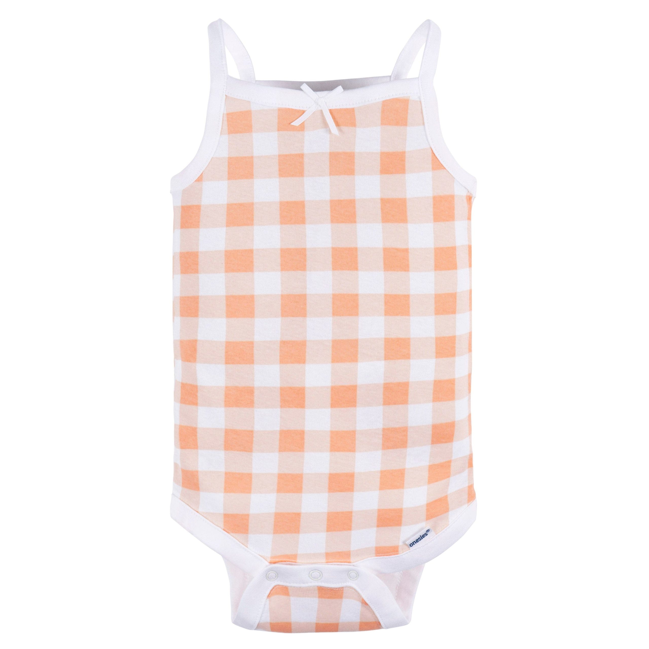 4-Pack Baby Girls Picnic Sleeveless Onesies® Bodysuits - Image 3