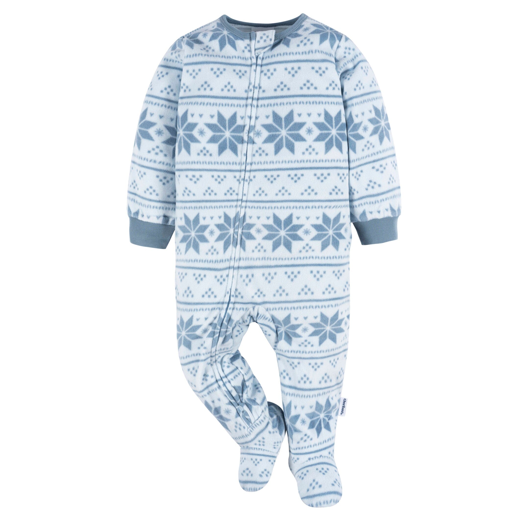 2-Pack Baby & Toddler Boys Dog & Blue Fair Isle Fleece Pajamas - Image 2