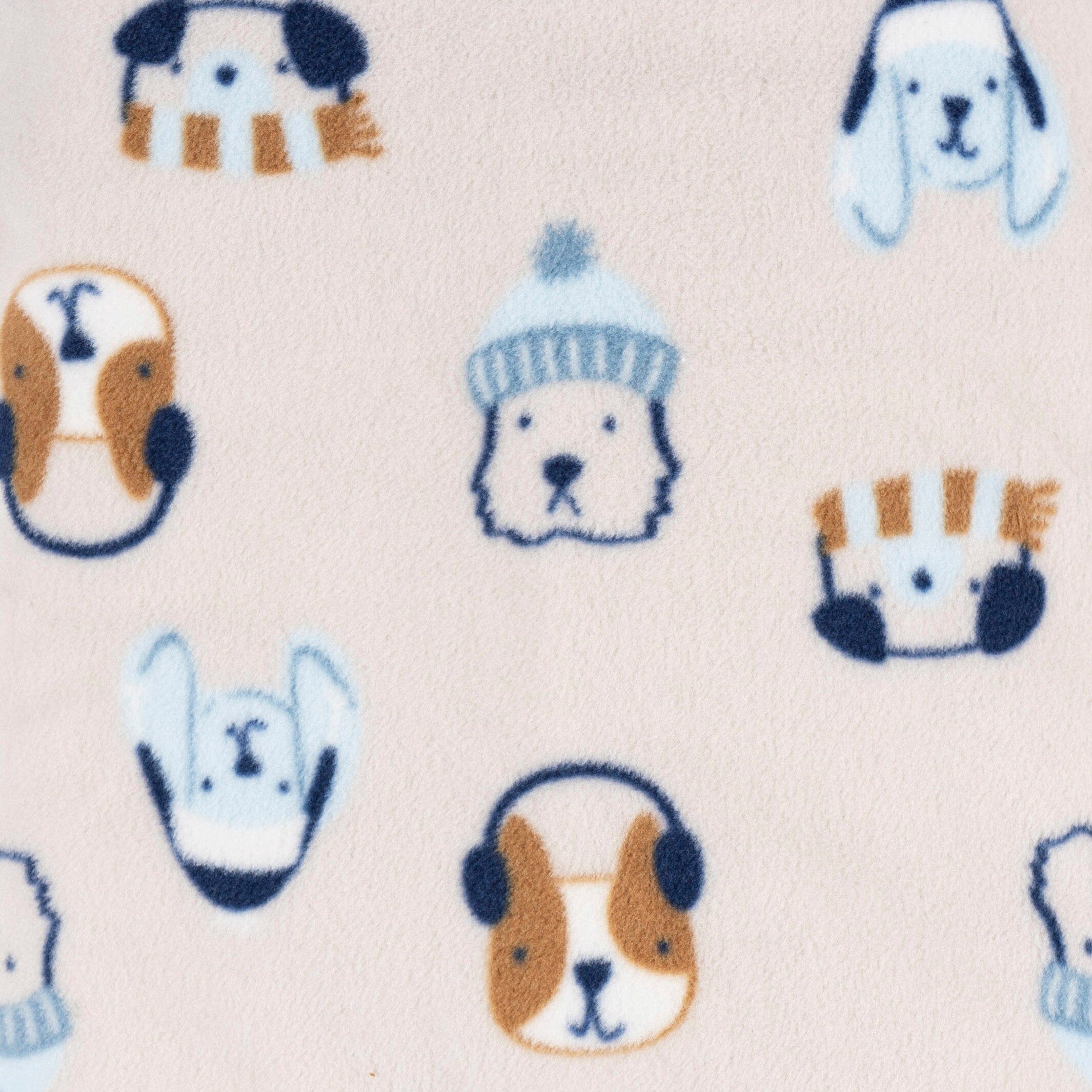 2-Pack Baby & Toddler Boys Dog & Blue Fair Isle Fleece Pajamas - Image 5